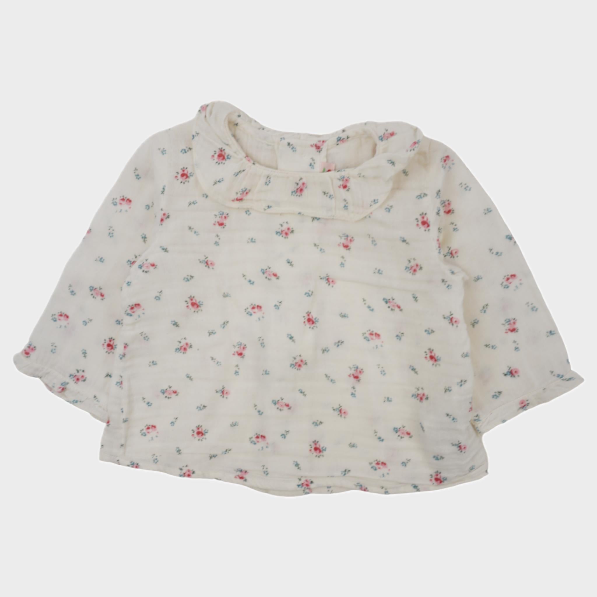 Blouse Blanc - 6 mois