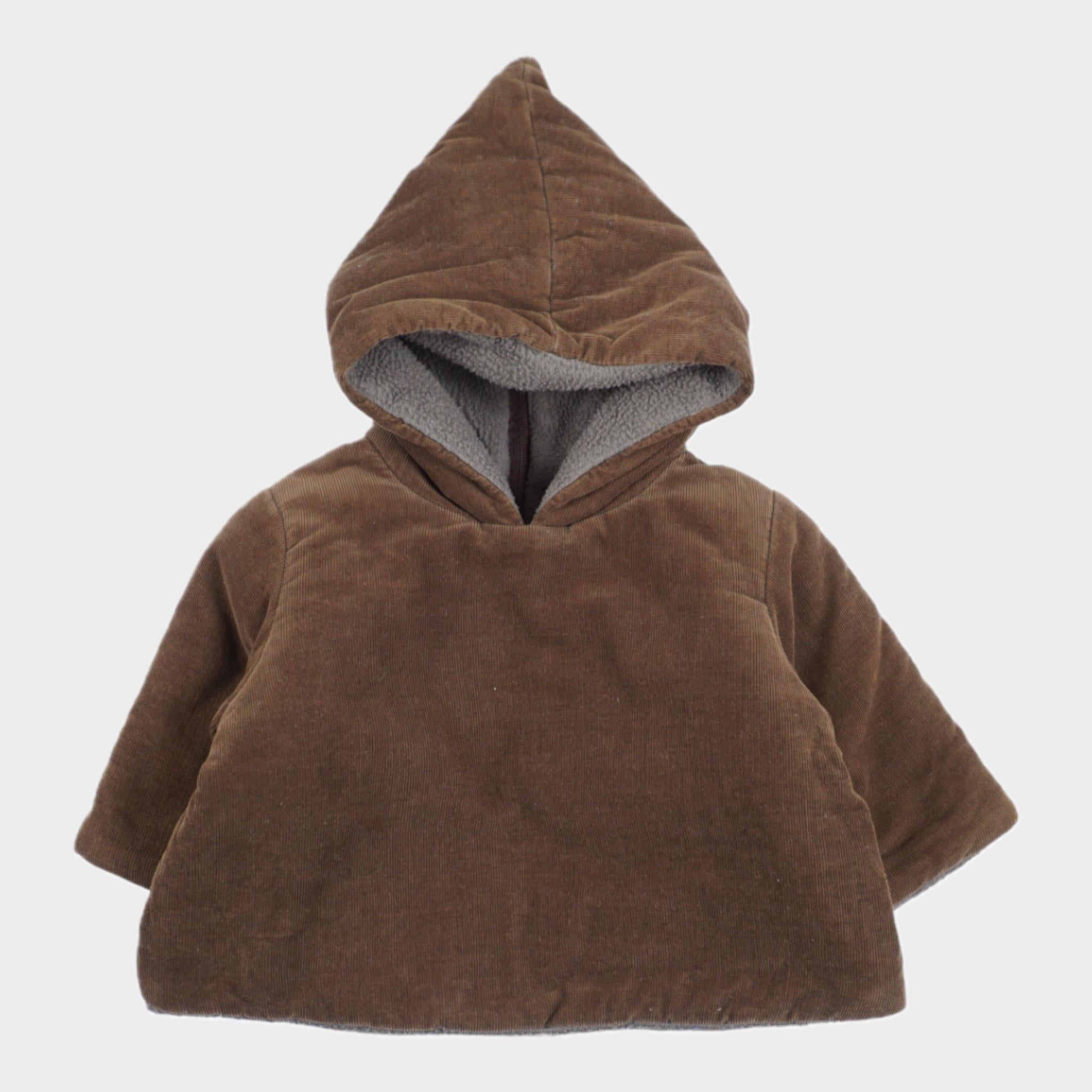 Burnou Marron - 6 mois