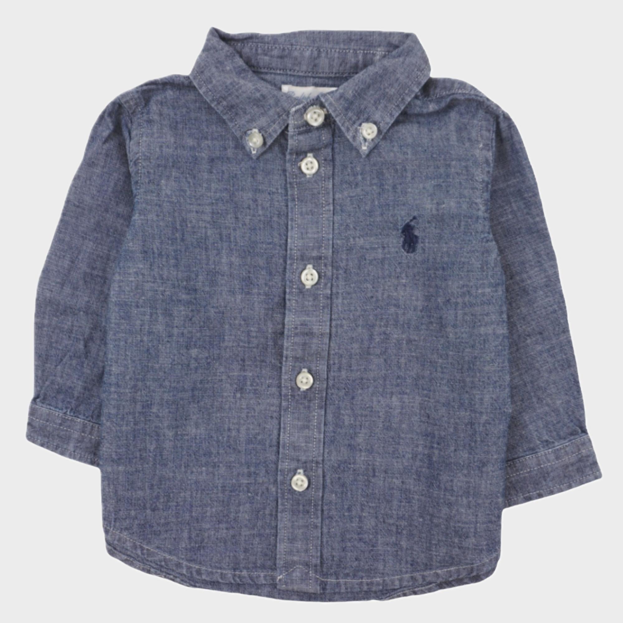 Chemise Bleu - 6 mois