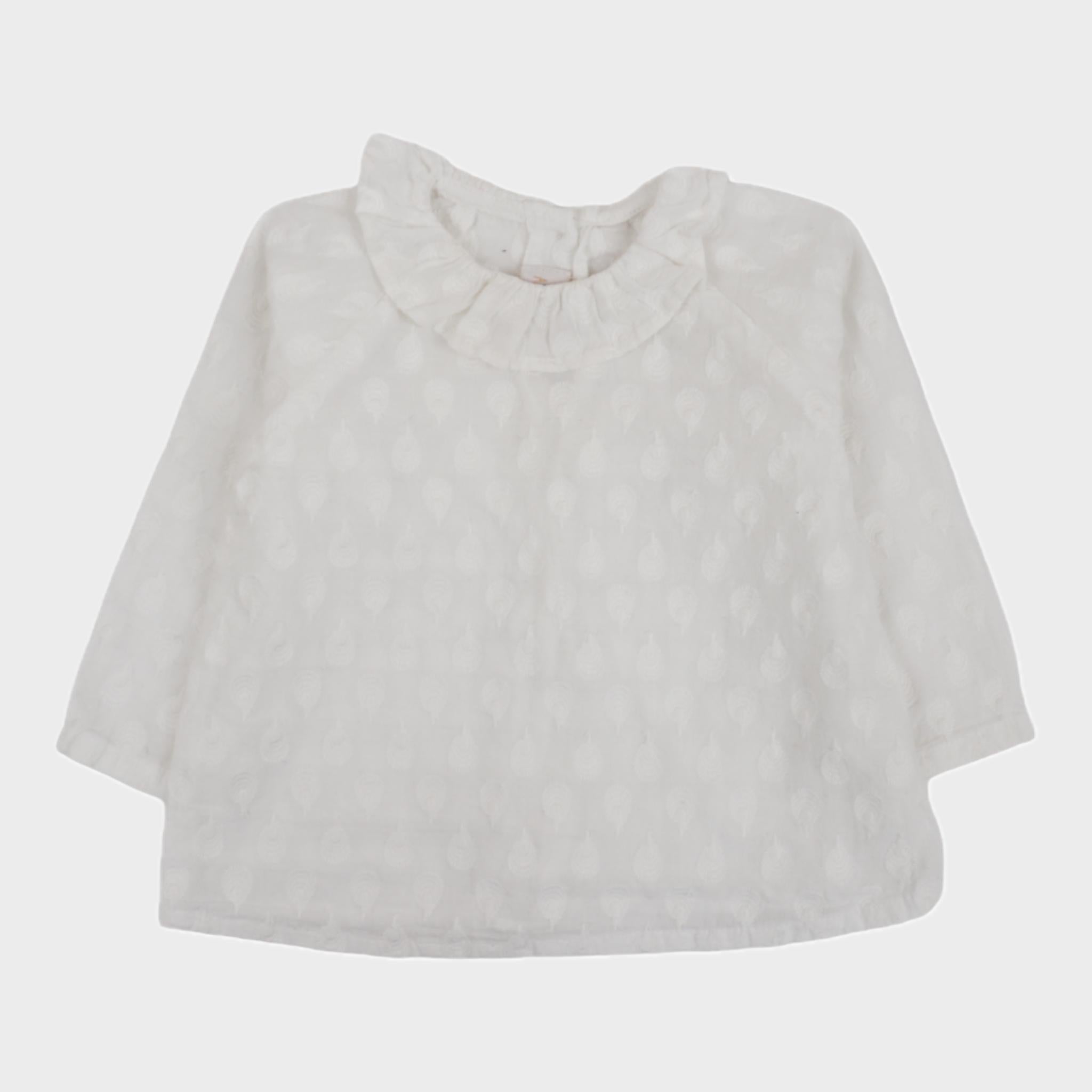 Blouse Blanc - 12 mois