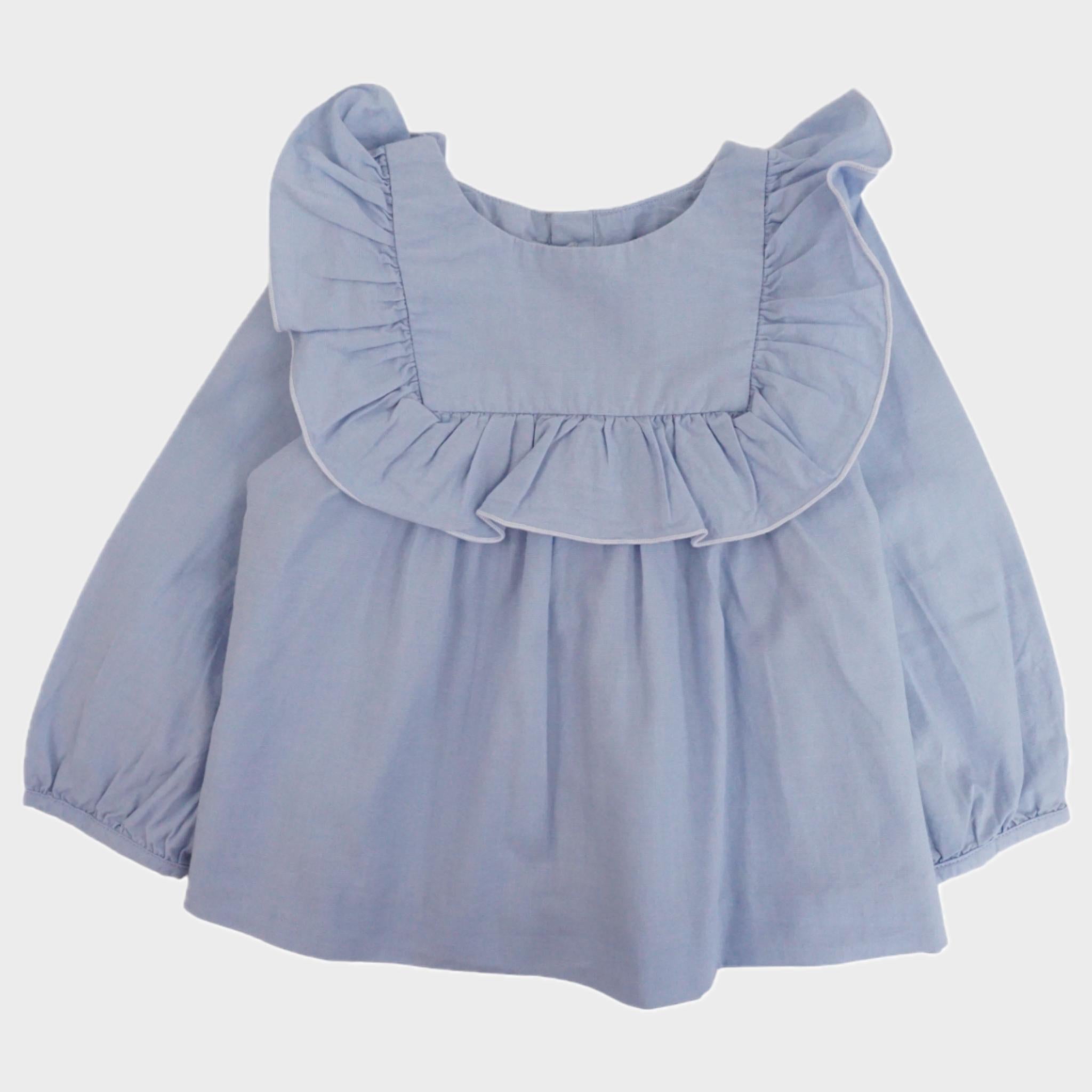 Blouse Bleu - 12 mois