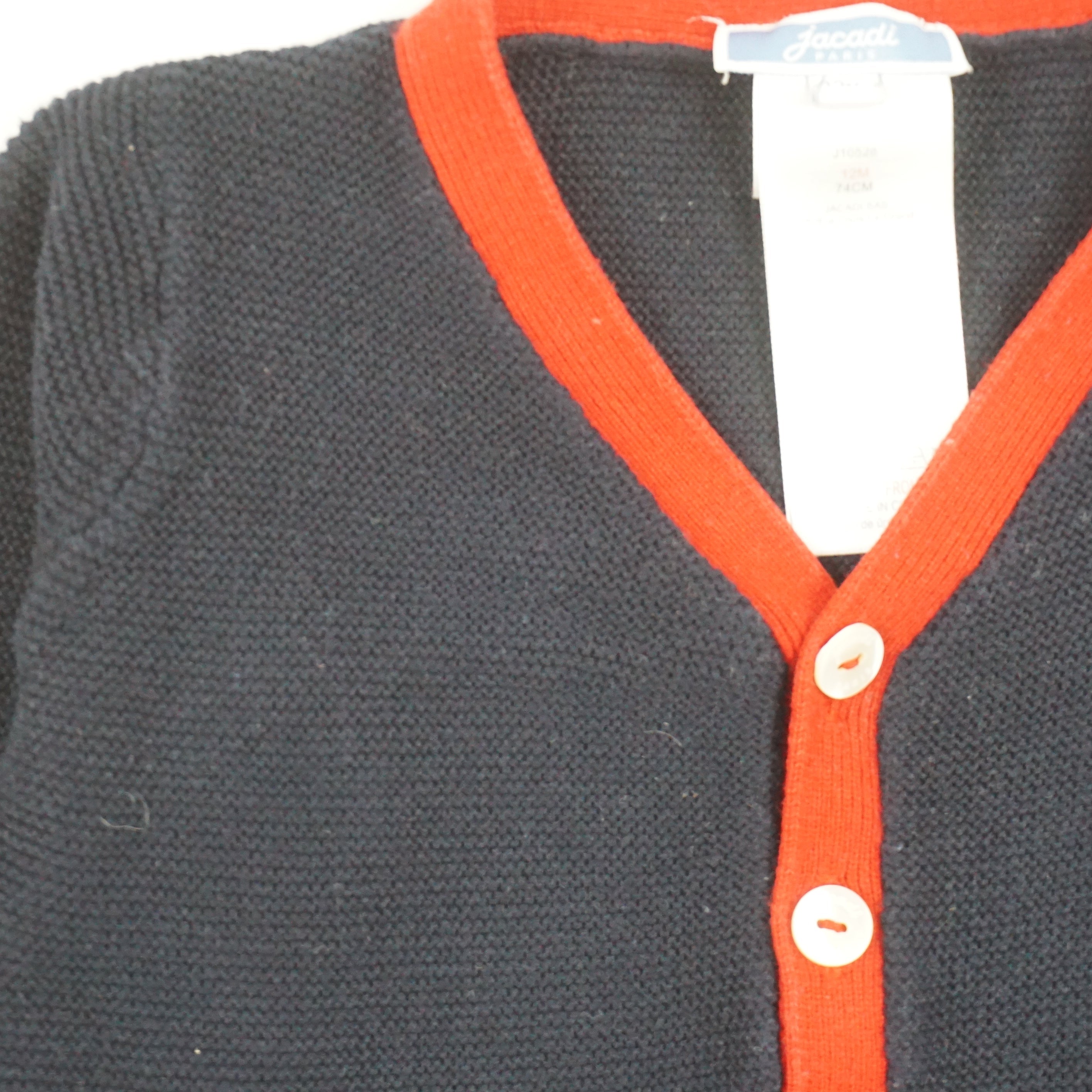 Gilet Bleu - 12 mois