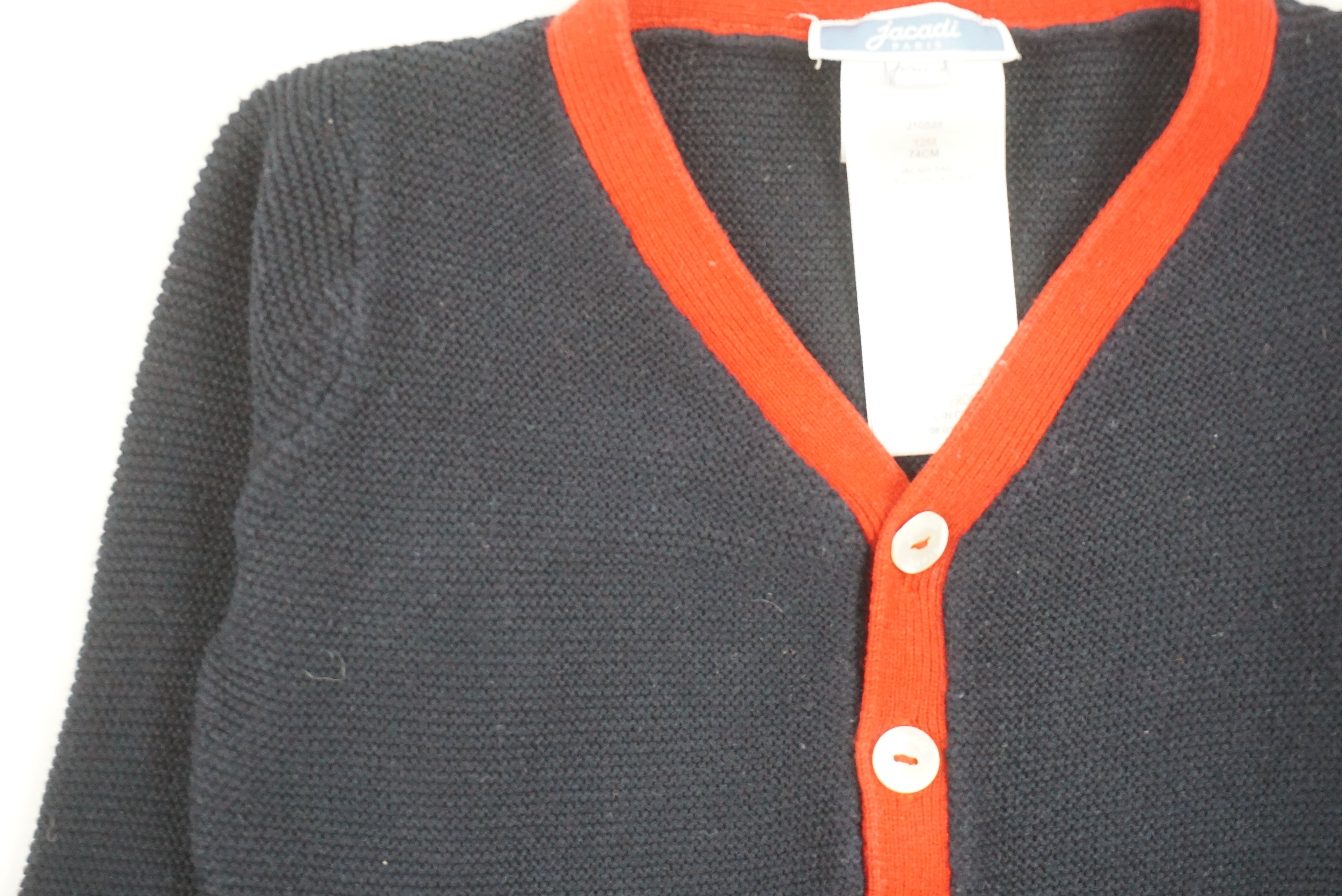 Gilet Bleu - 12 mois