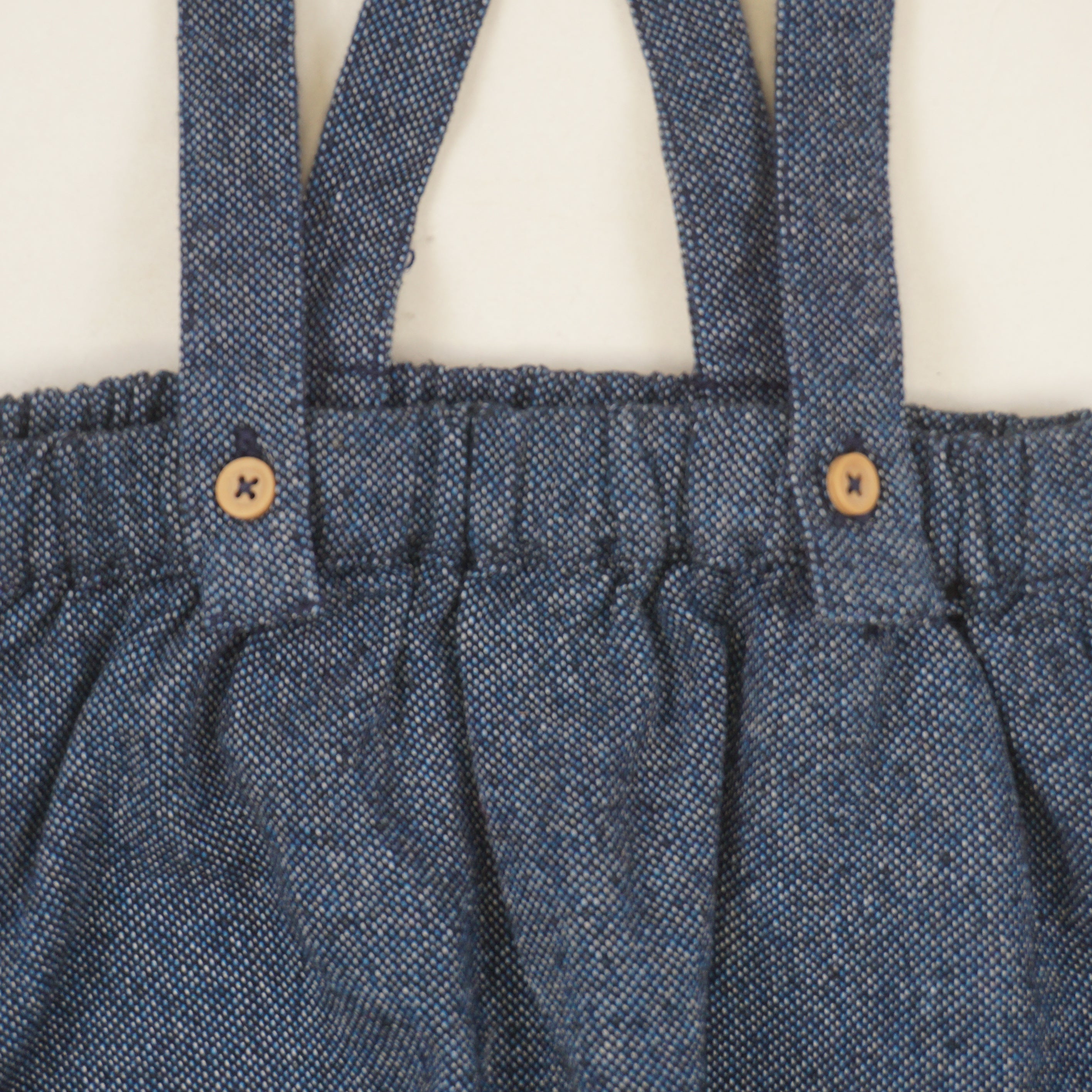 Pantalon à bretelles Bleu - 12 mois