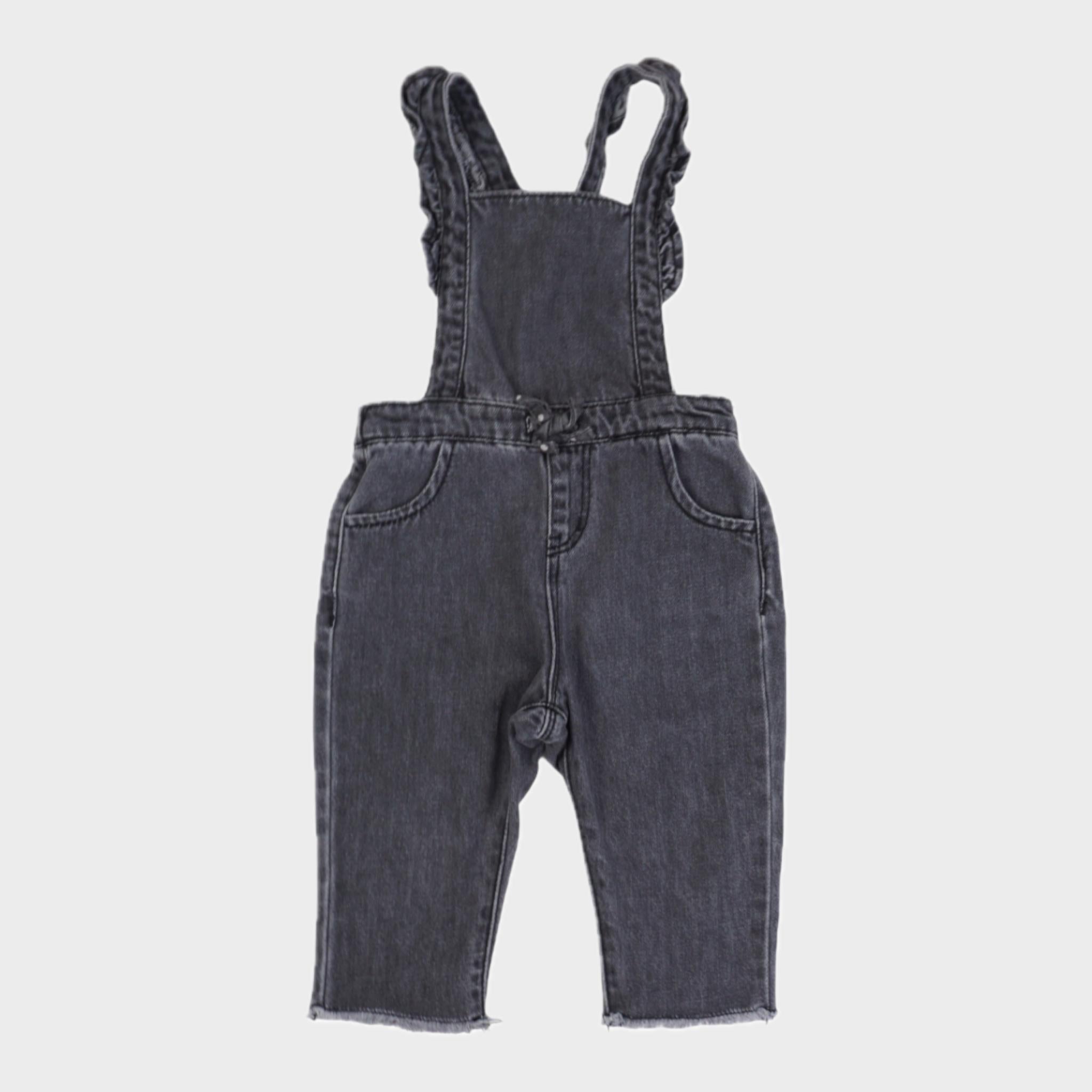 Salopette Gris - 9/12 mois