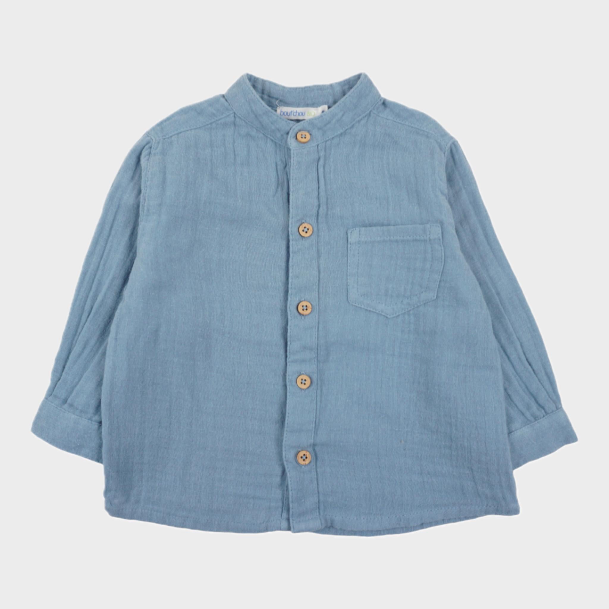 Chemise Bleu - 6 mois