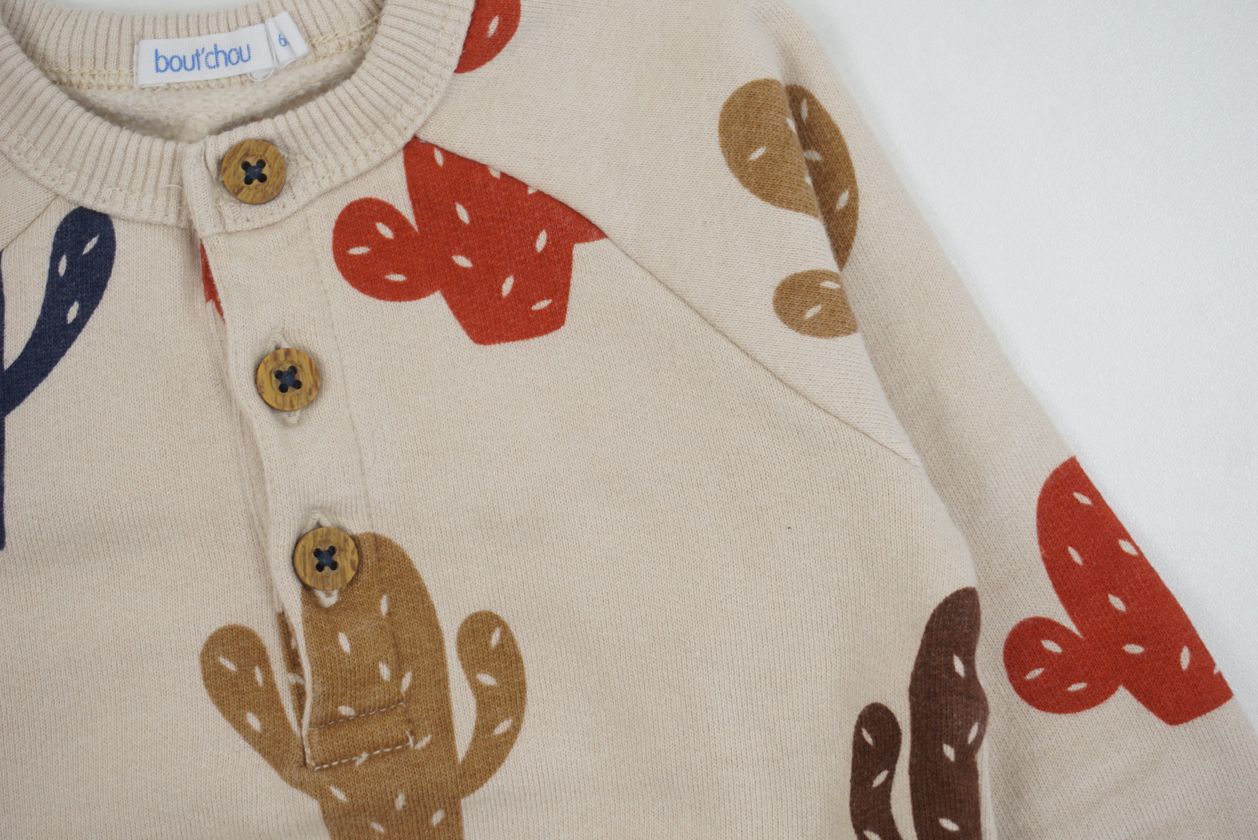 Sweat Beige - 6 mois