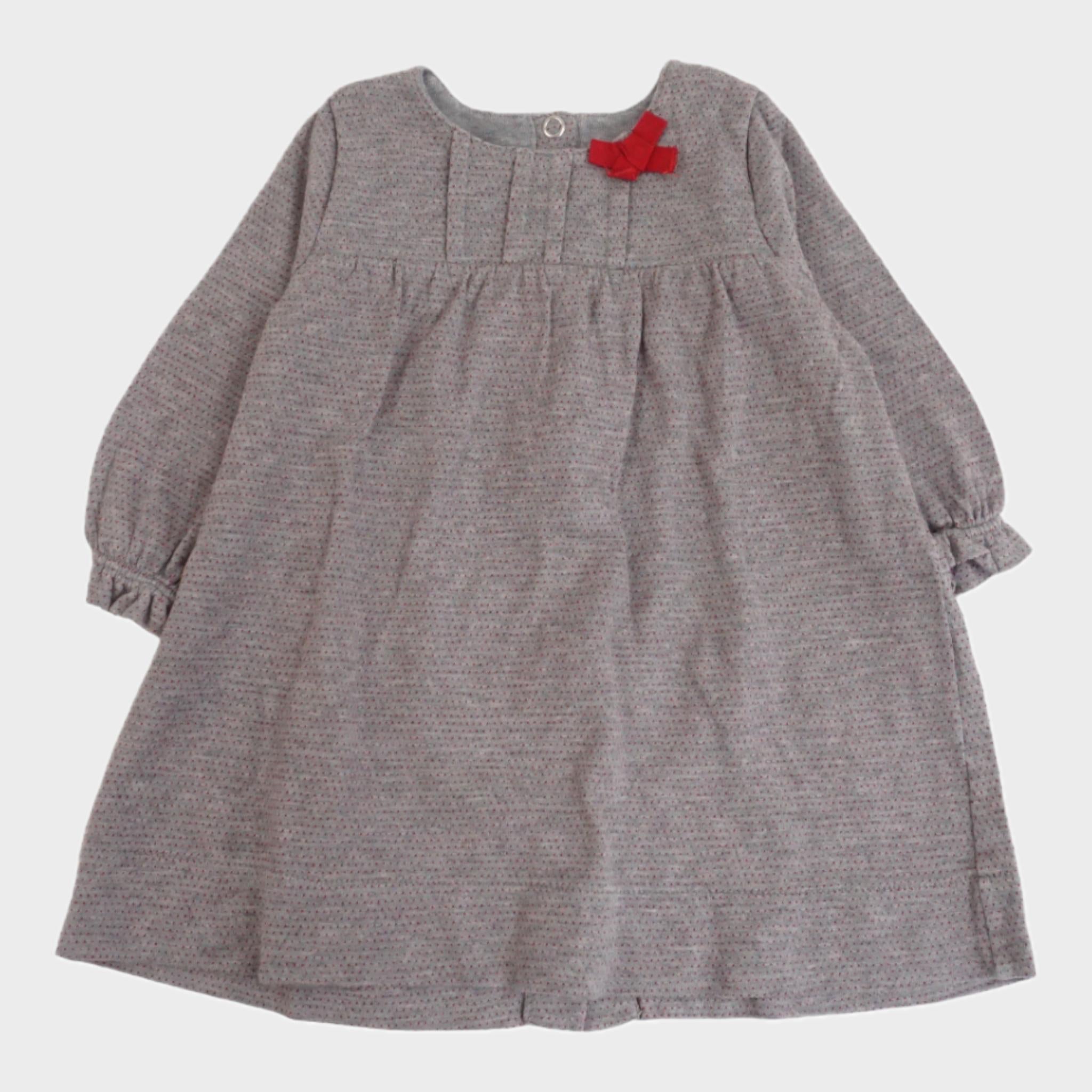 Robe Gris - 6 mois