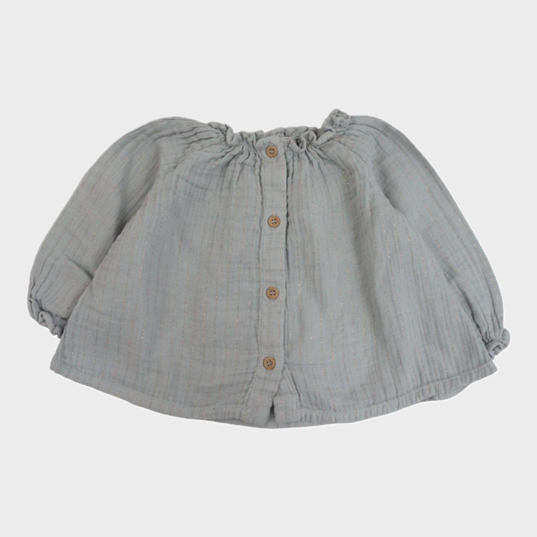 Chemise Bleu - 6 mois