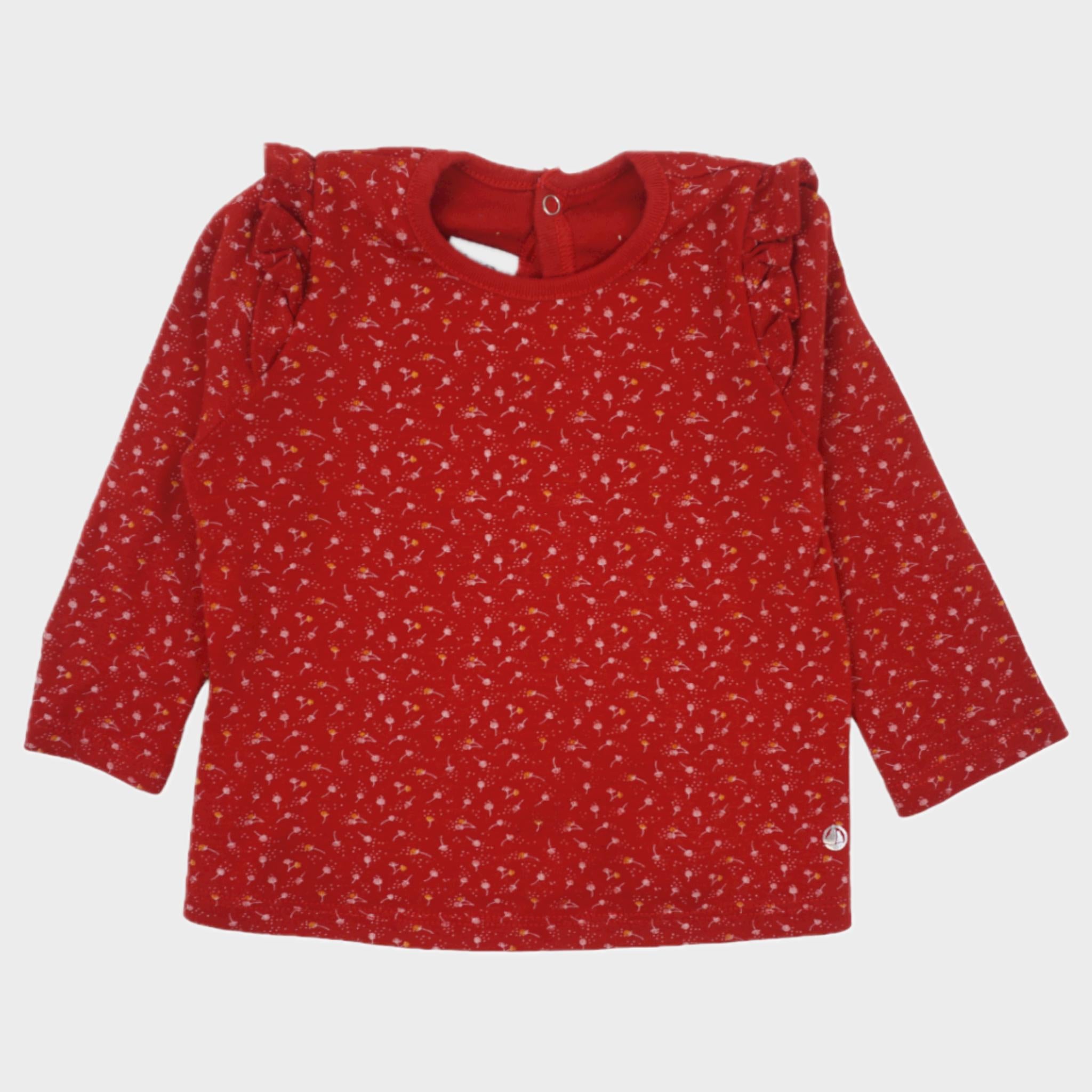 T-shirt Rouge - 12 mois