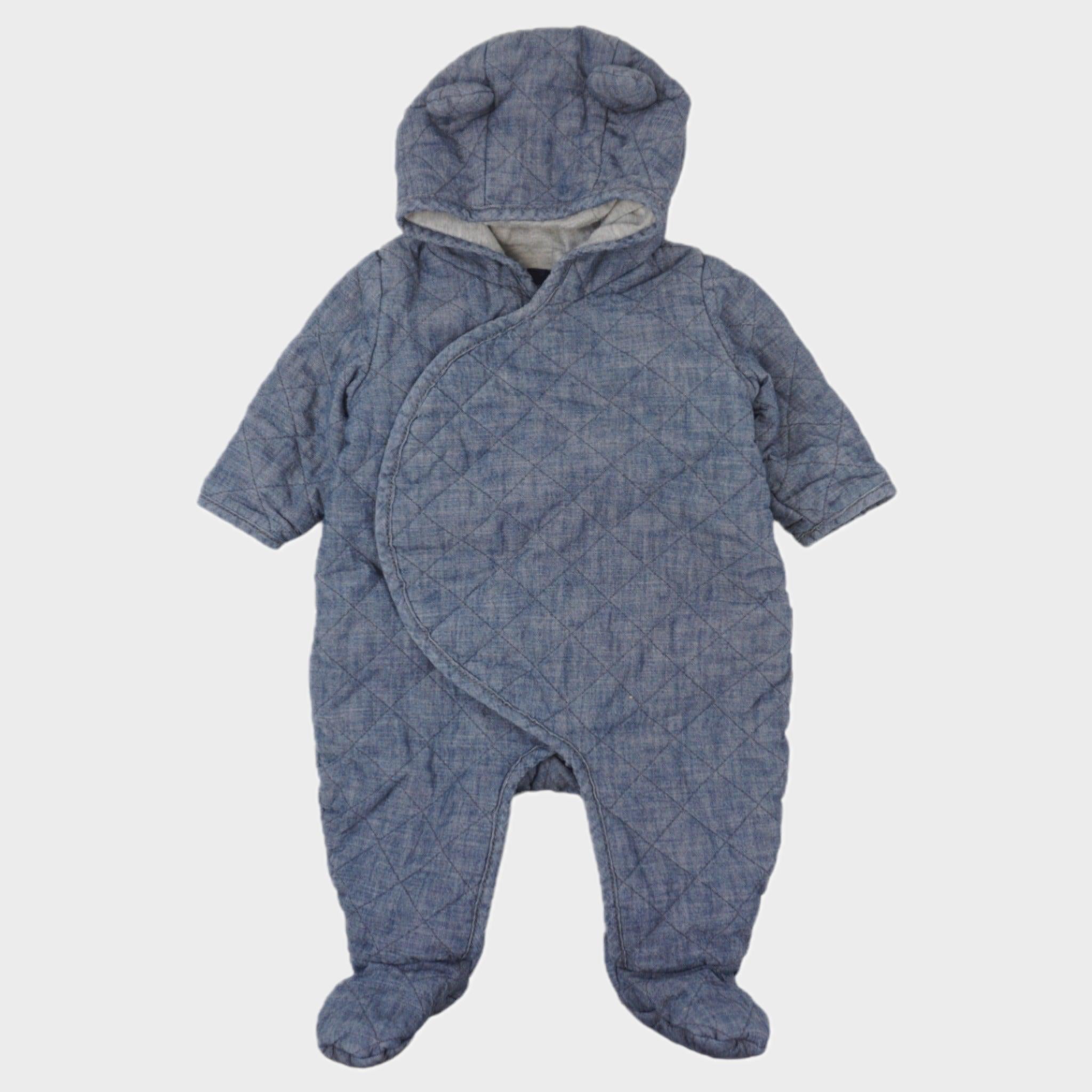 Combi pilote Bleu - 3/6 mois