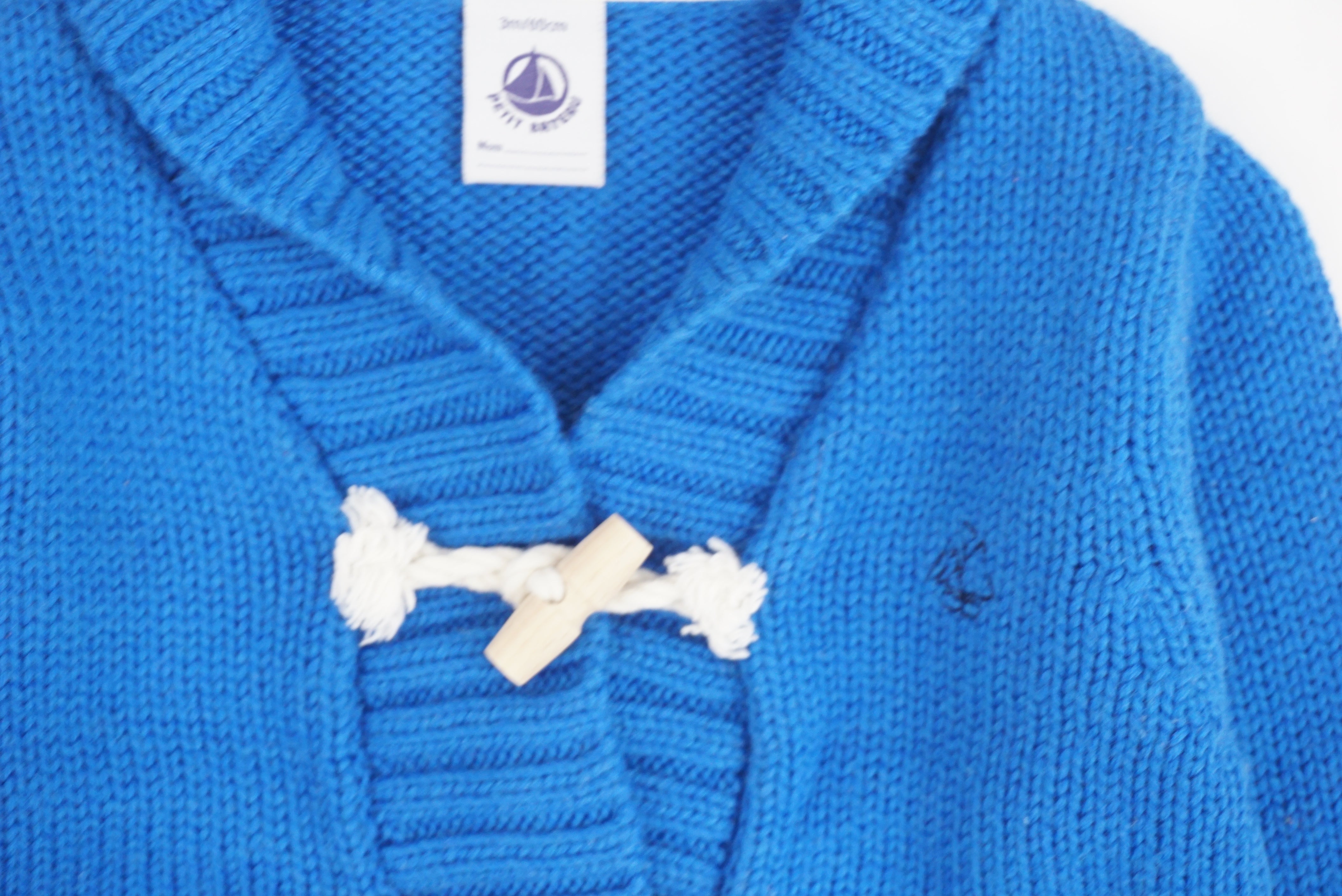 Gilet Bleu - 3 mois
