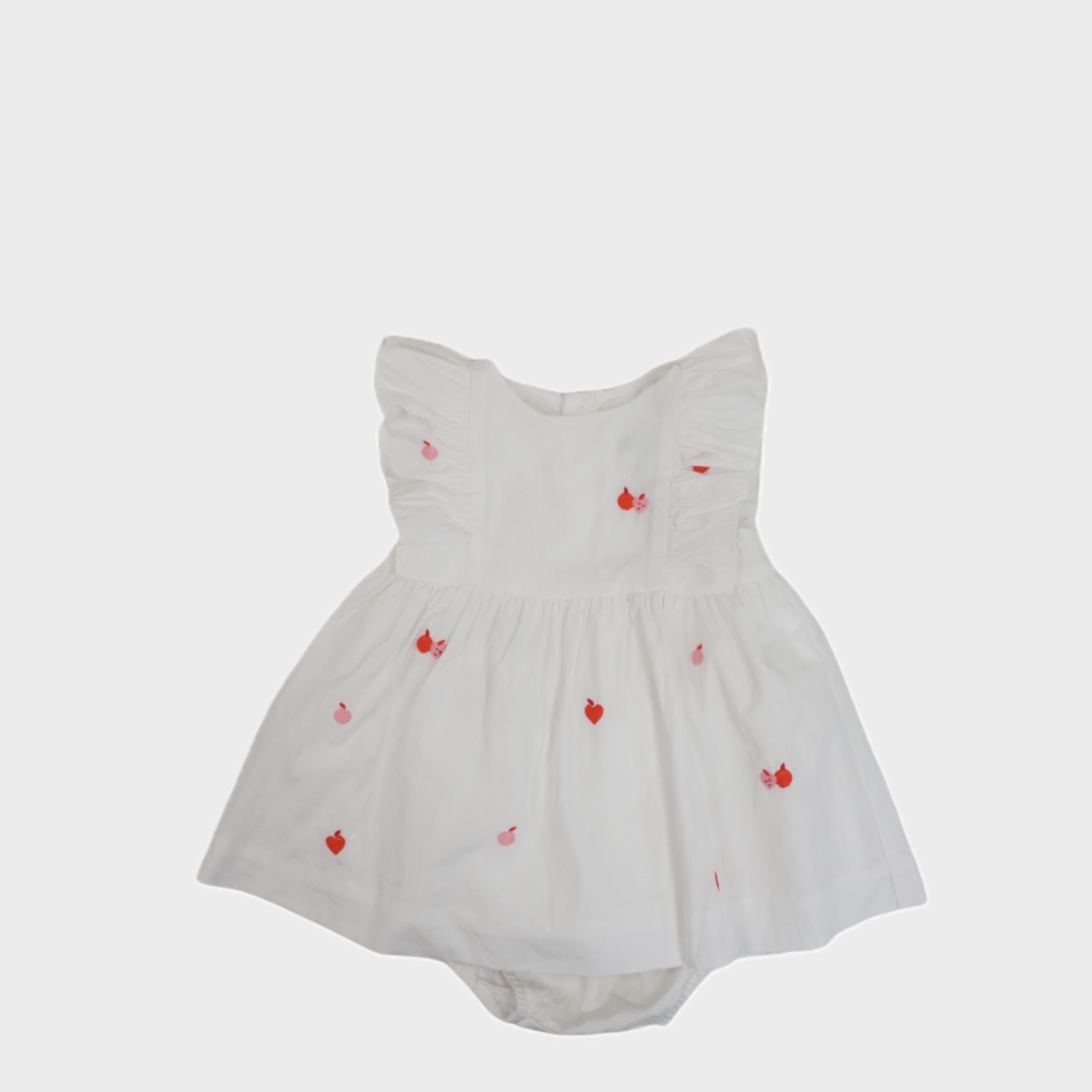 Robe et bob Blanc - 6 mois