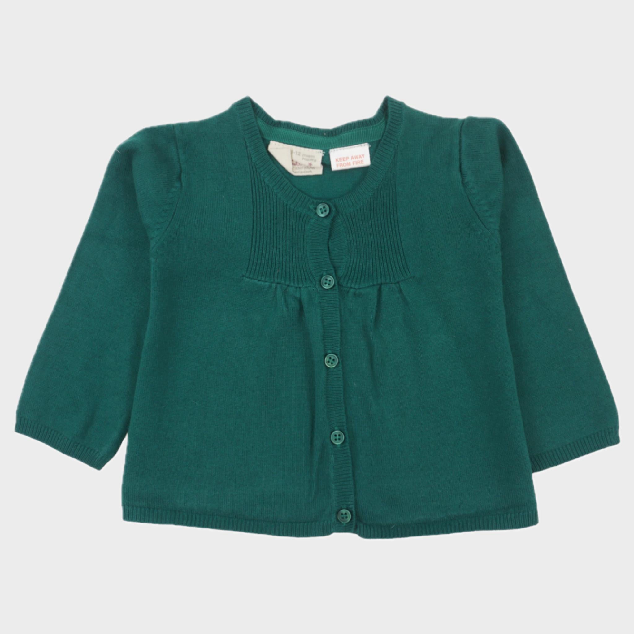 Gilet Vert - 9/12 mois