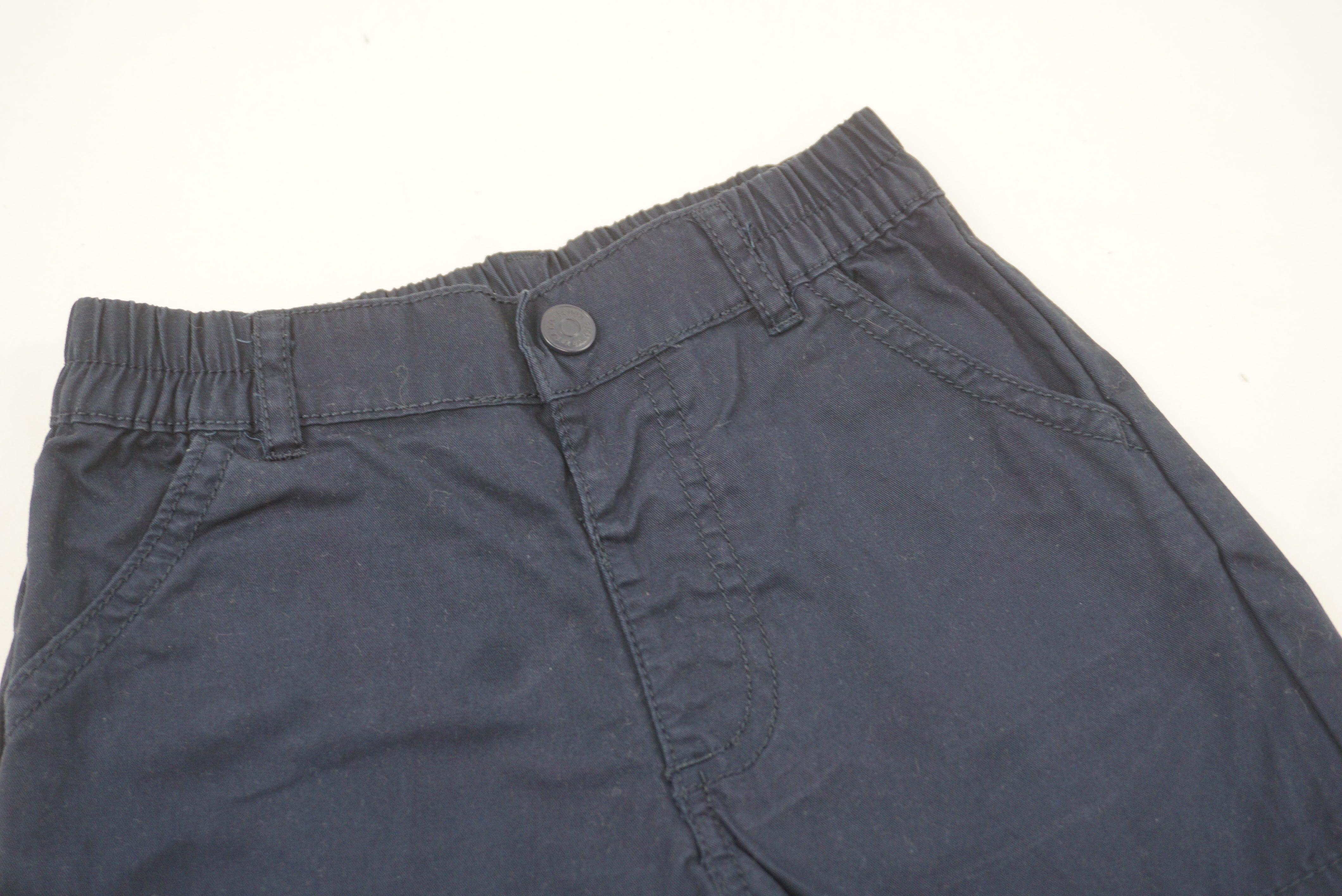 Short Bleu - 6/9 mois