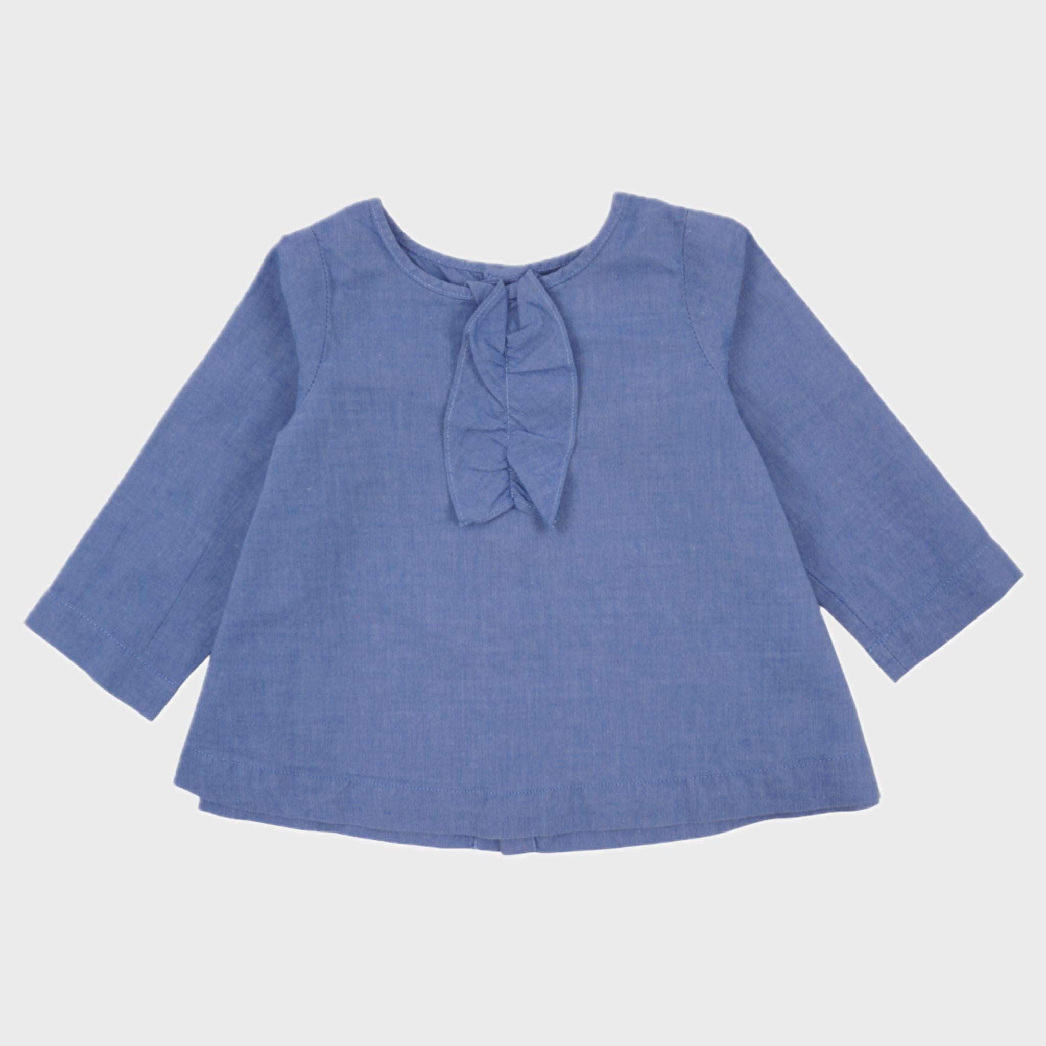 Blouse Bleu - 6 mois