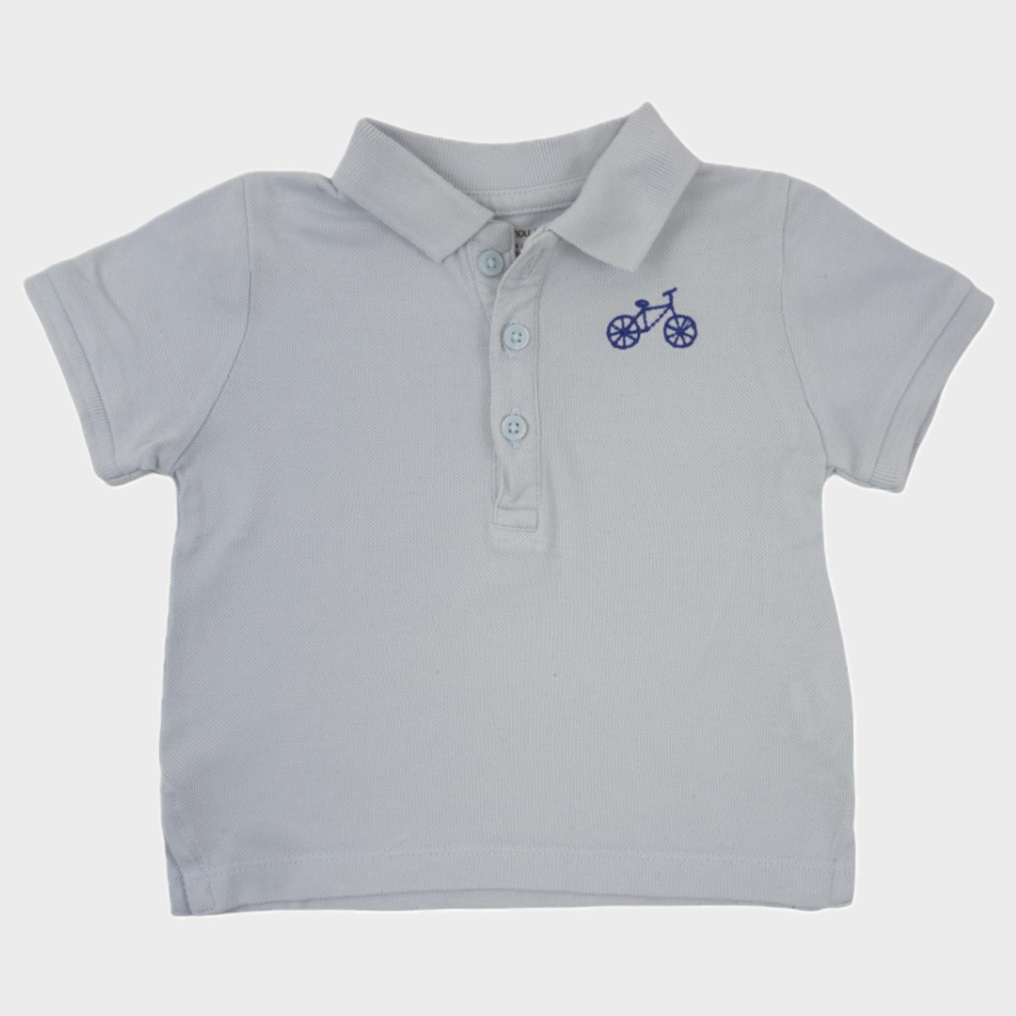 Polo Bleu - 12 mois