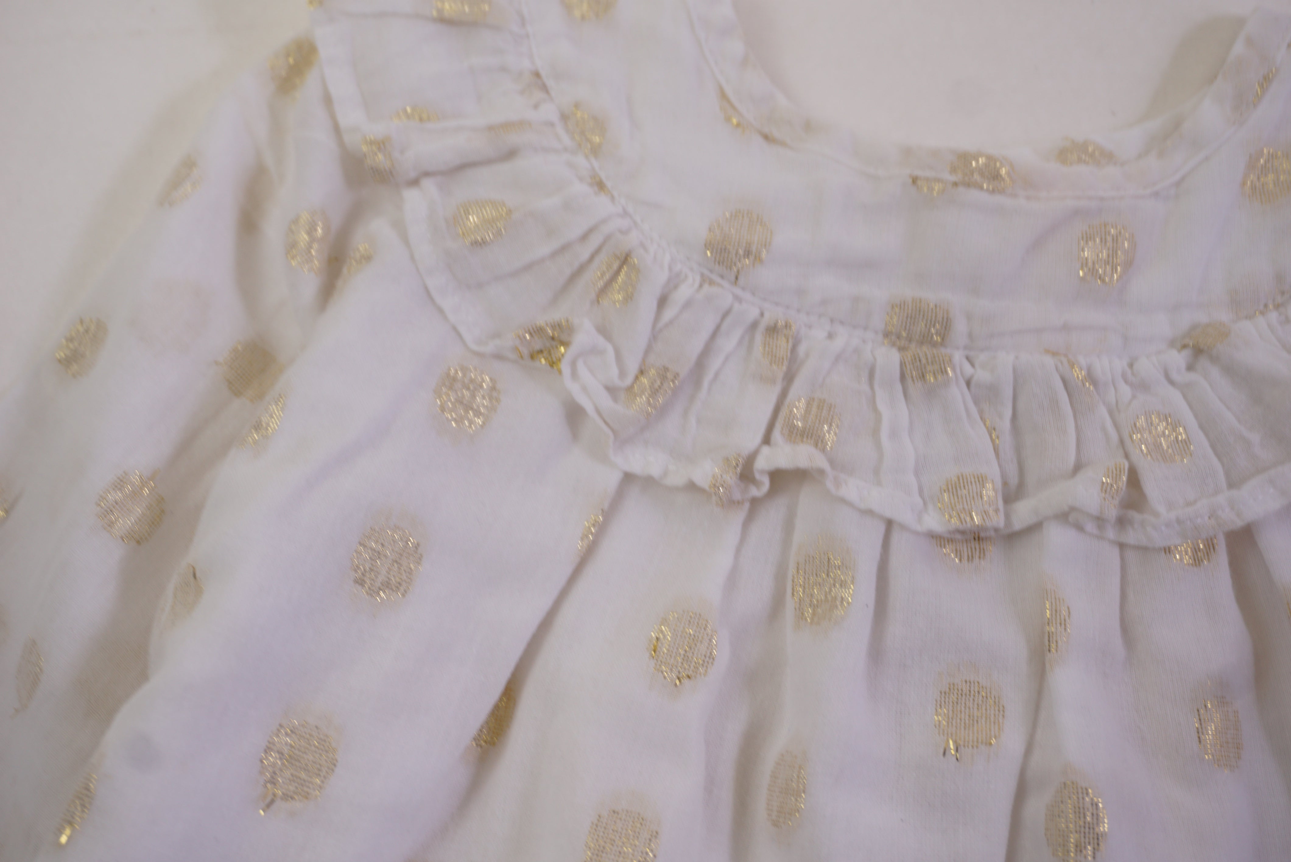 Blouse Blanc - 12 mois