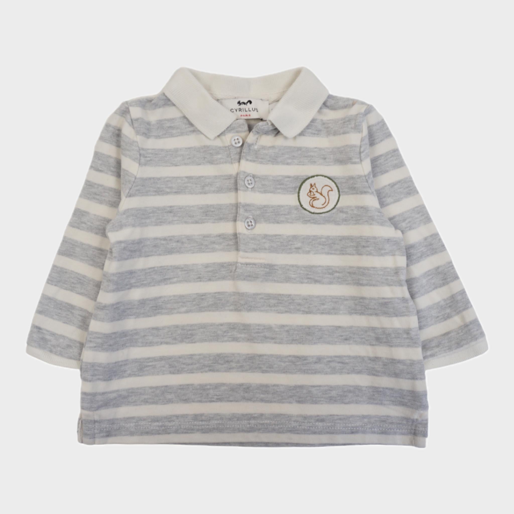 Polo Gris - 6 mois