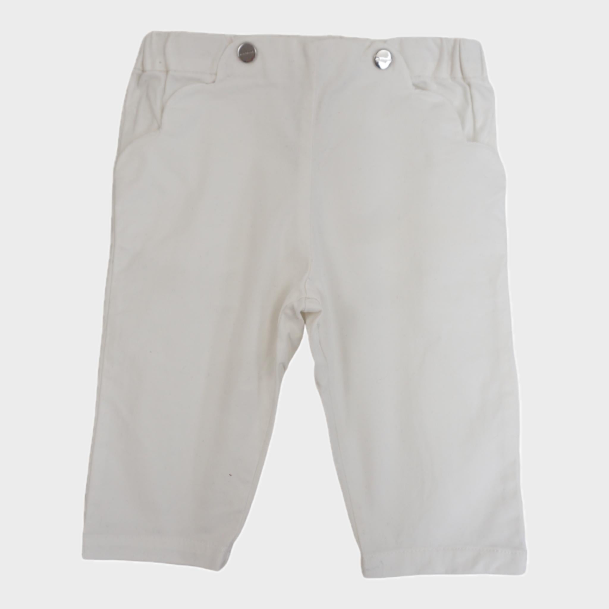 Pantalon Blanc - 6 mois