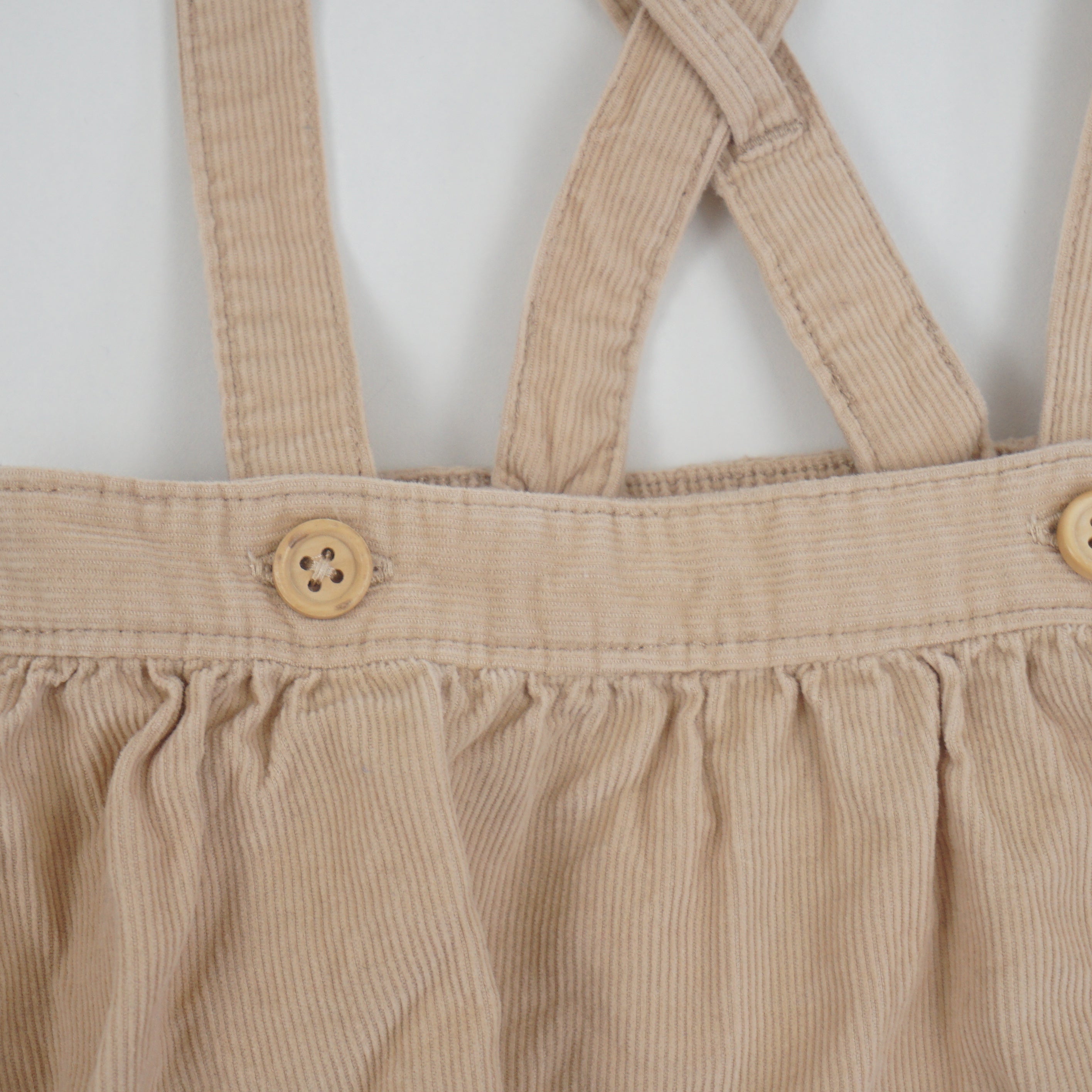 Bloomer à bretelles Beige - 9 mois