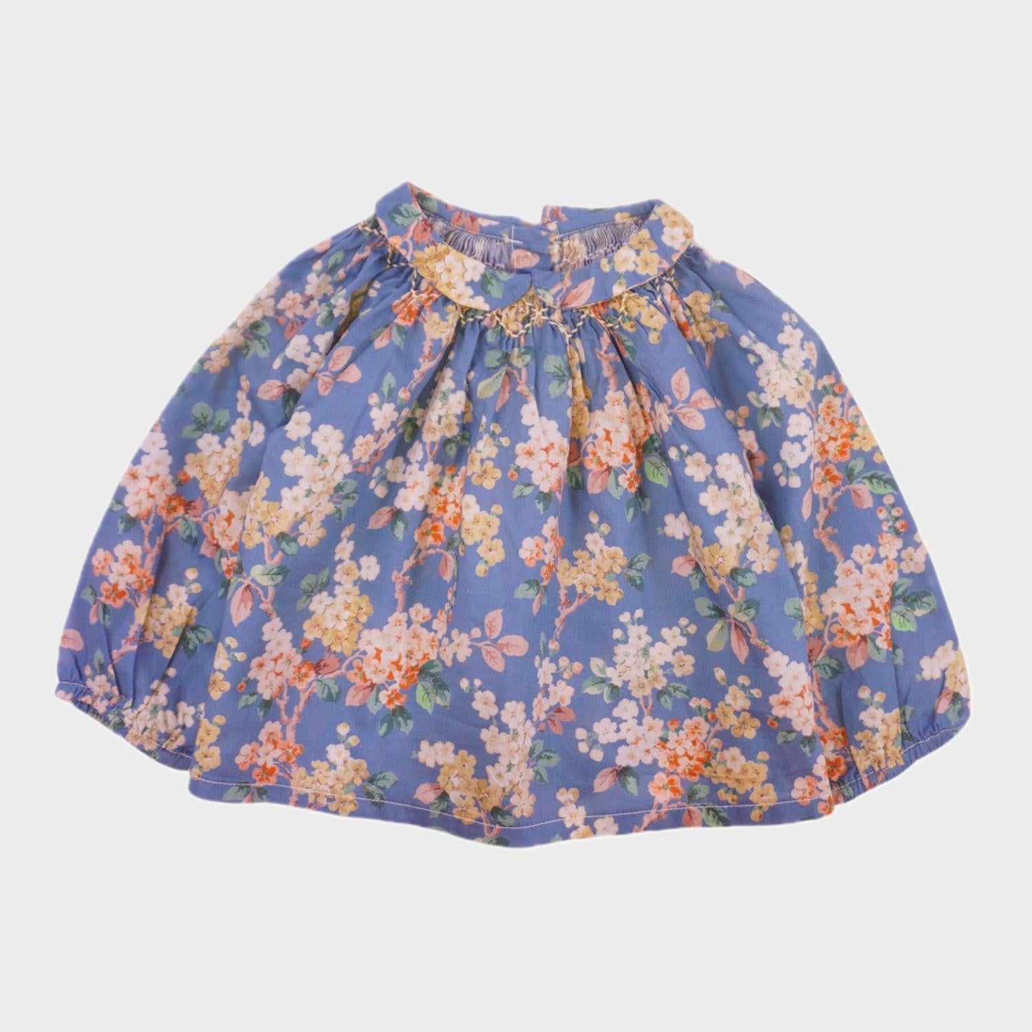 Blouse Bleu - 6 mois