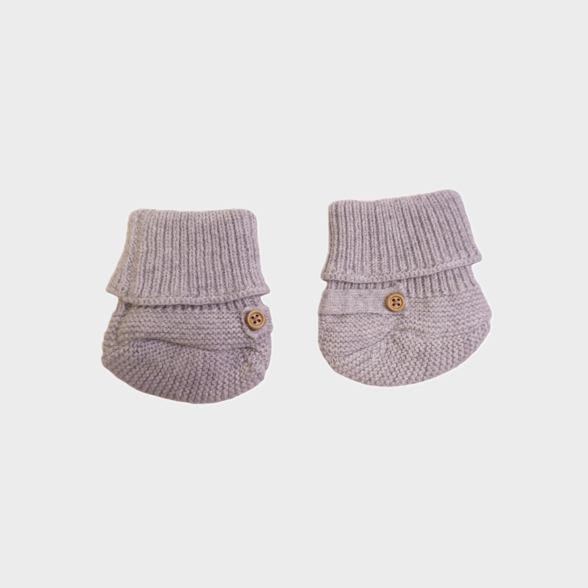 Chaussons Gris - 6 mois