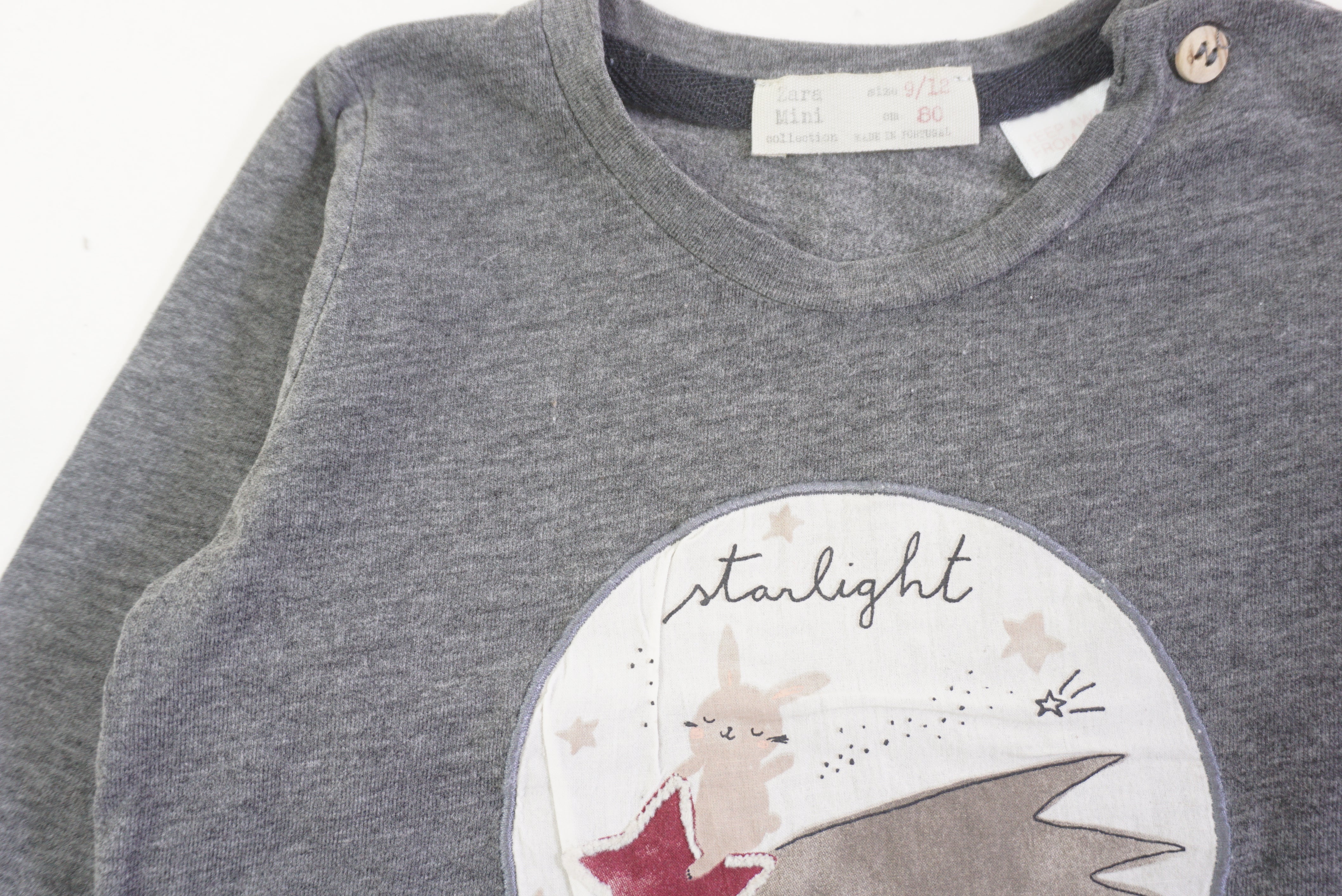 T-shirt Gris - 9/12 mois