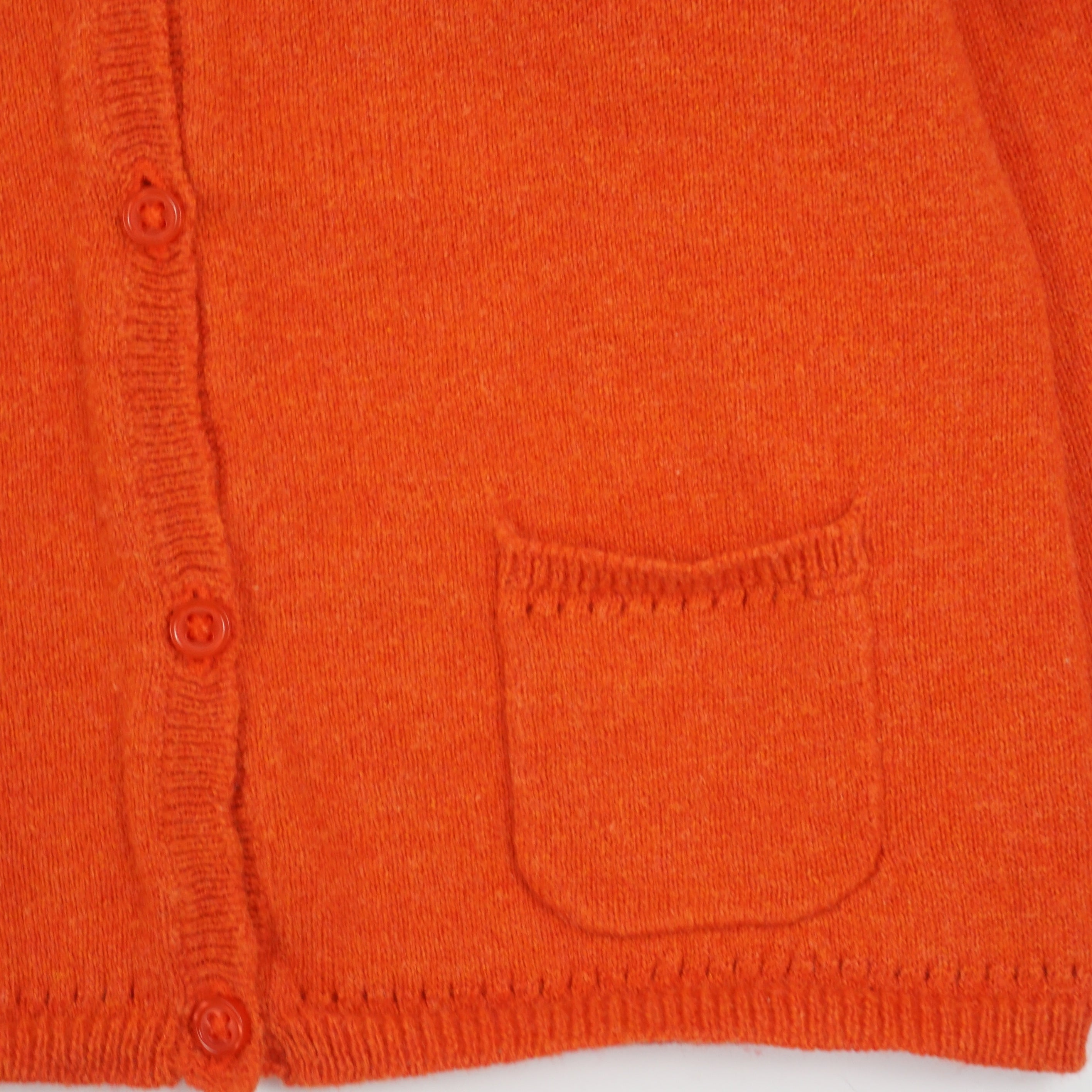 Gilet Rouge orange - 12 mois