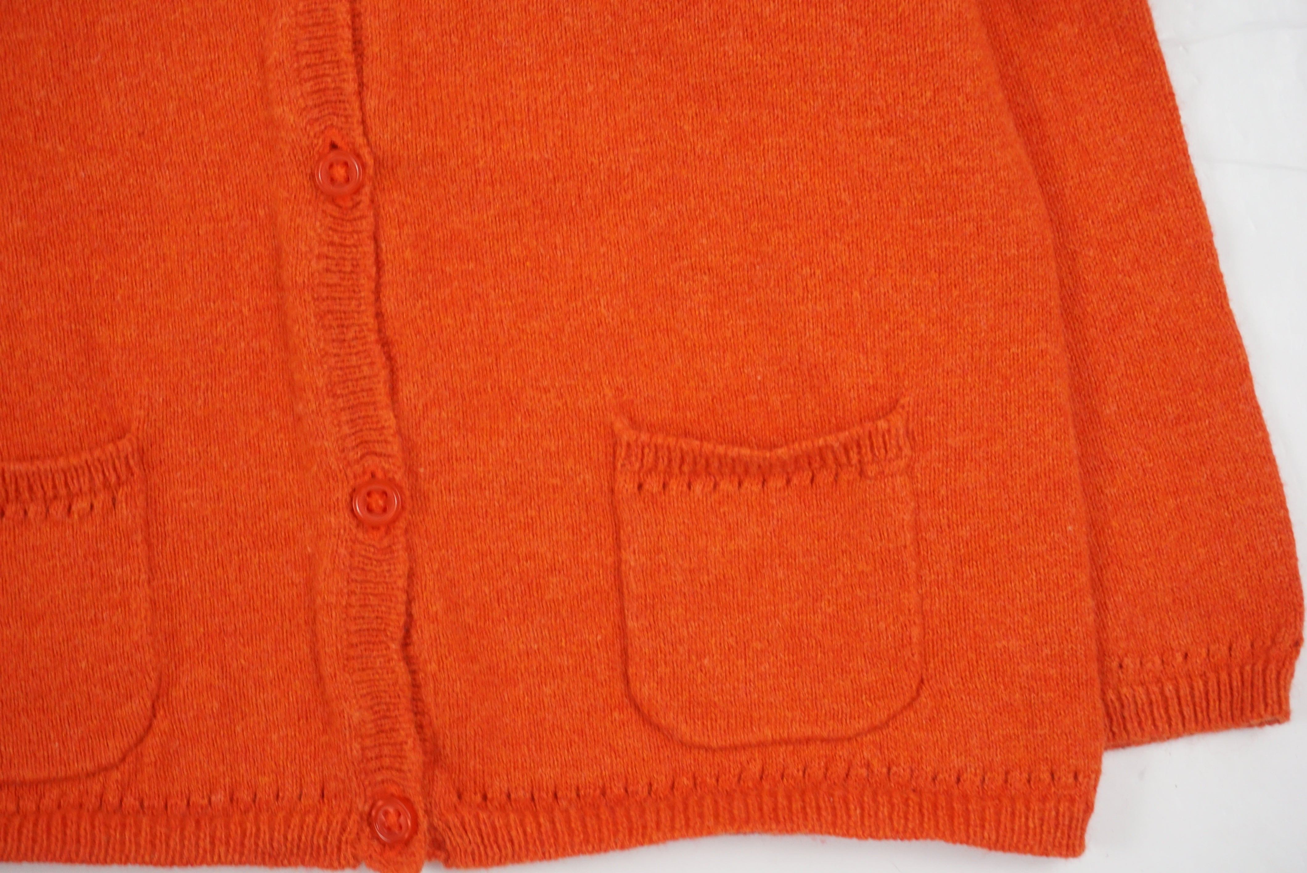 Gilet Rouge orange - 12 mois