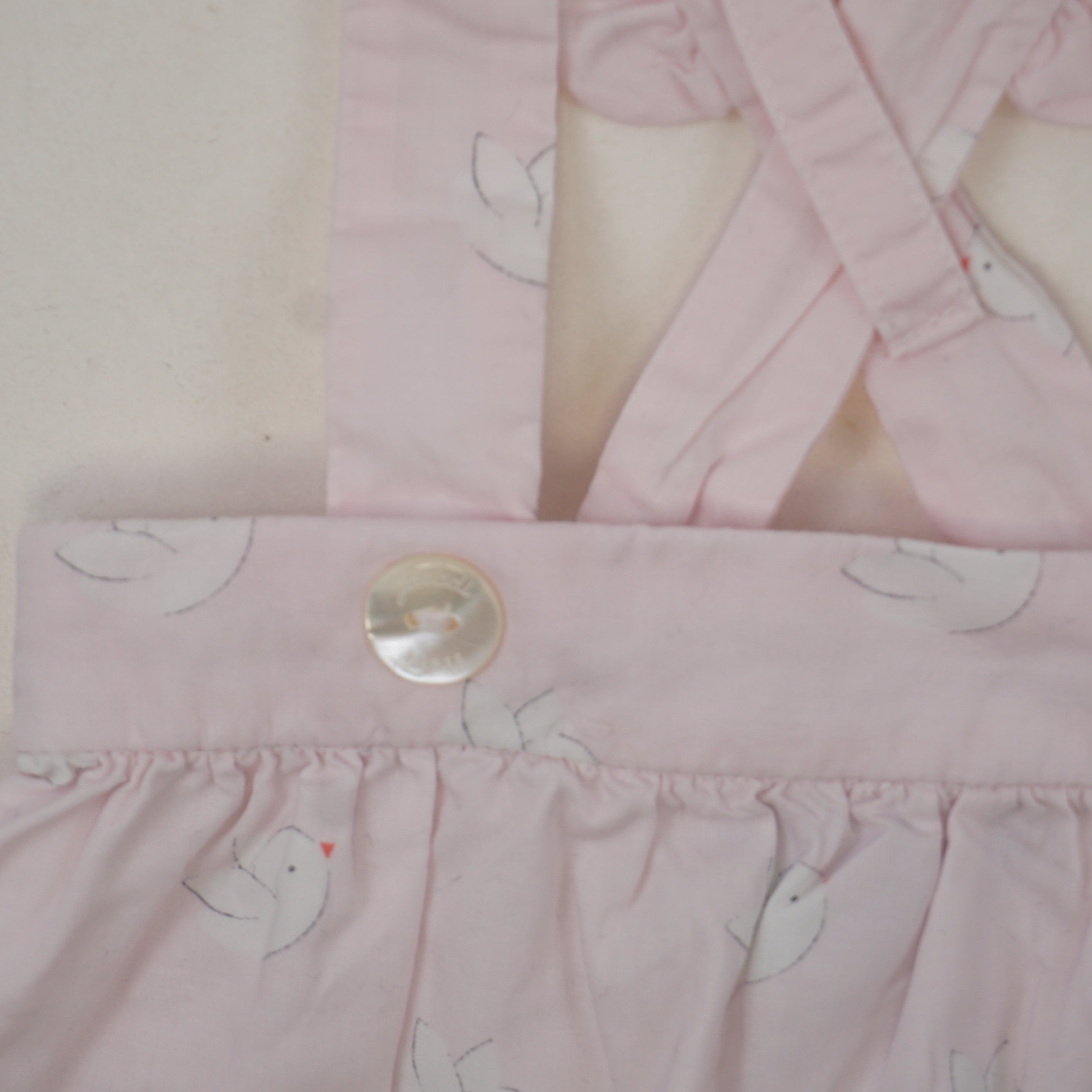 Bloomer à bretelles Rose - 3 mois