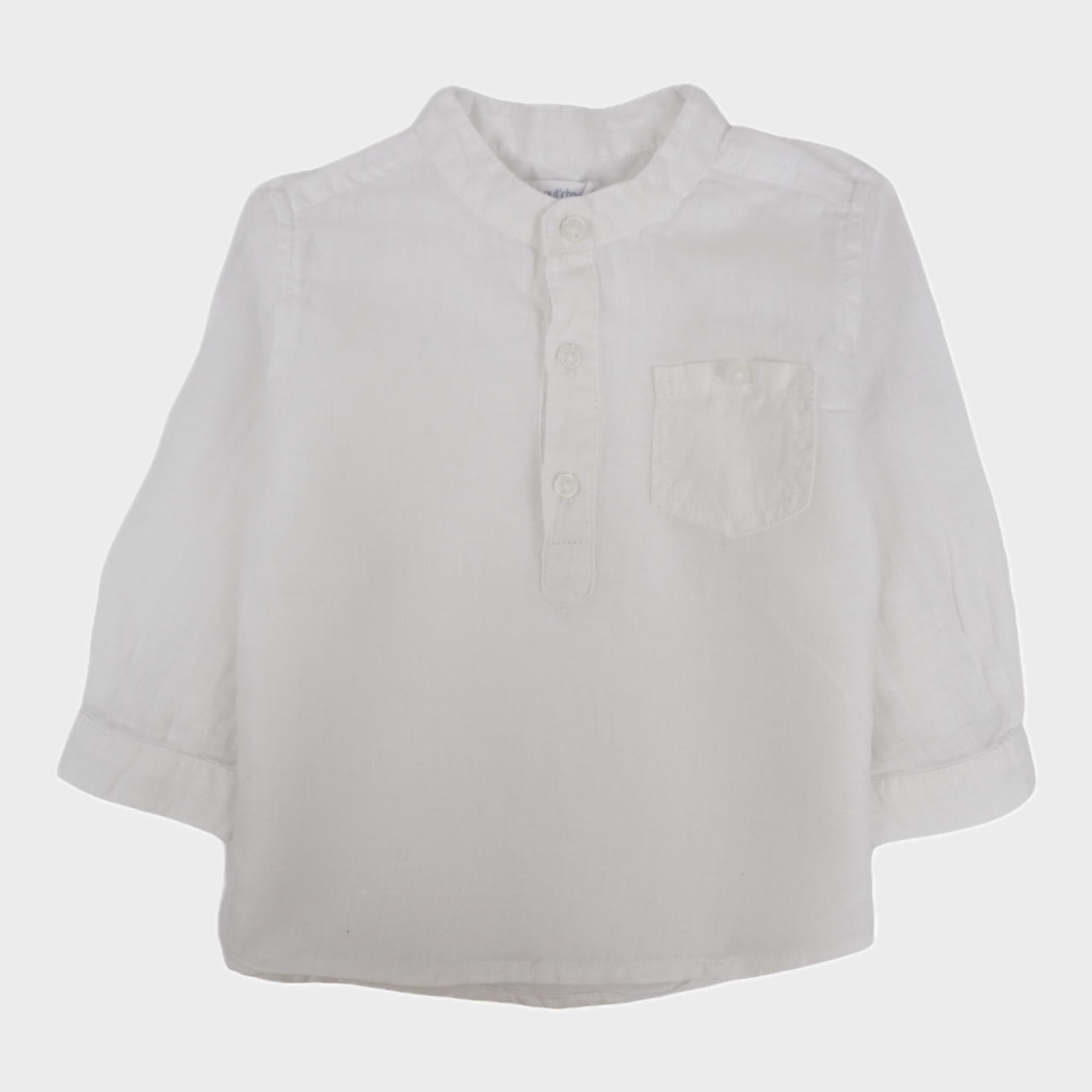 Blouse Blanc - 9 mois