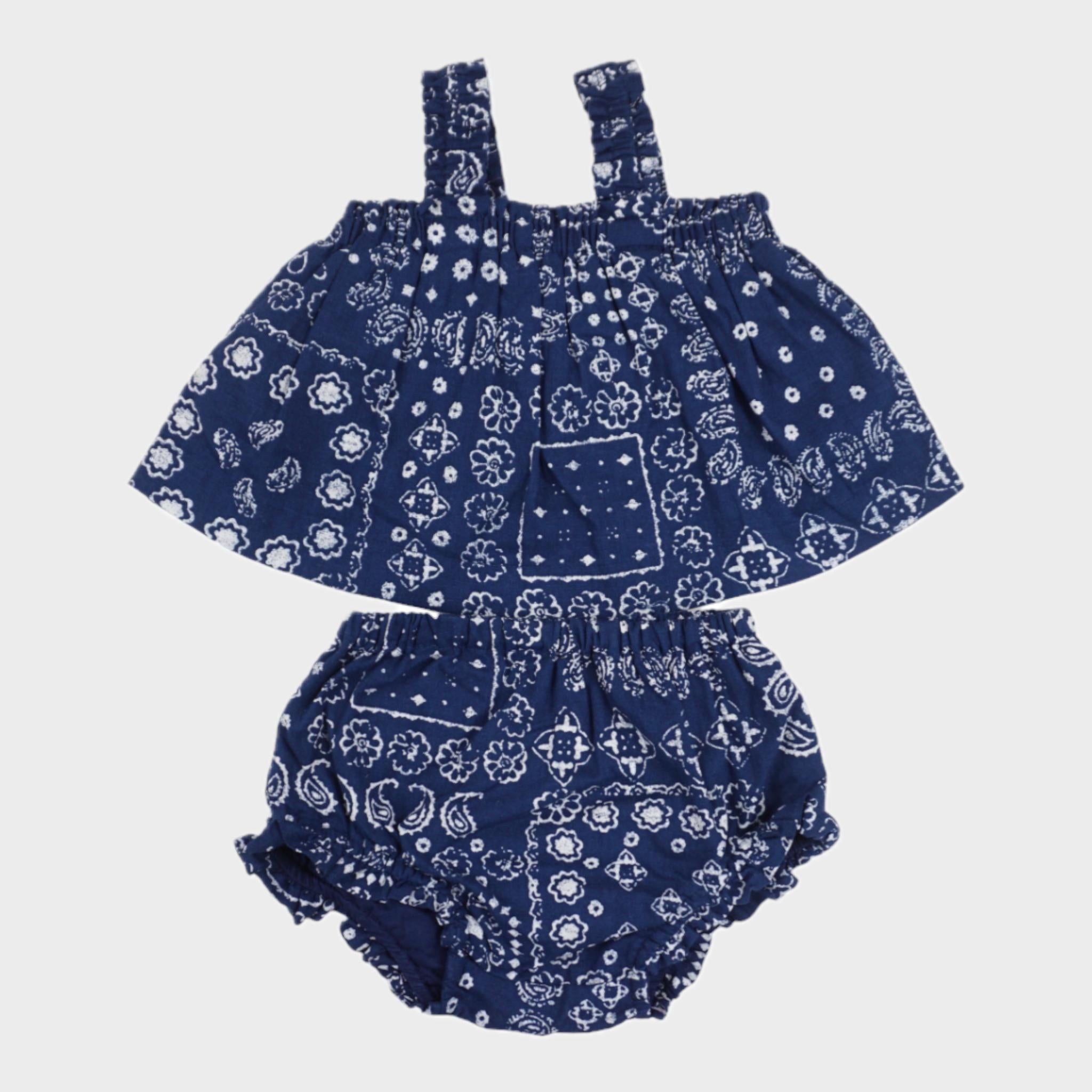 Ensemble Bleu - 3/6 mois