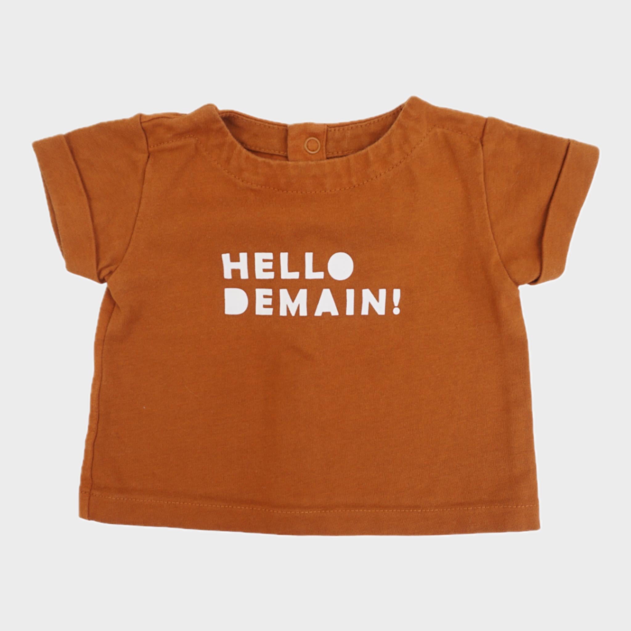 T-shirt Marron - 3 mois