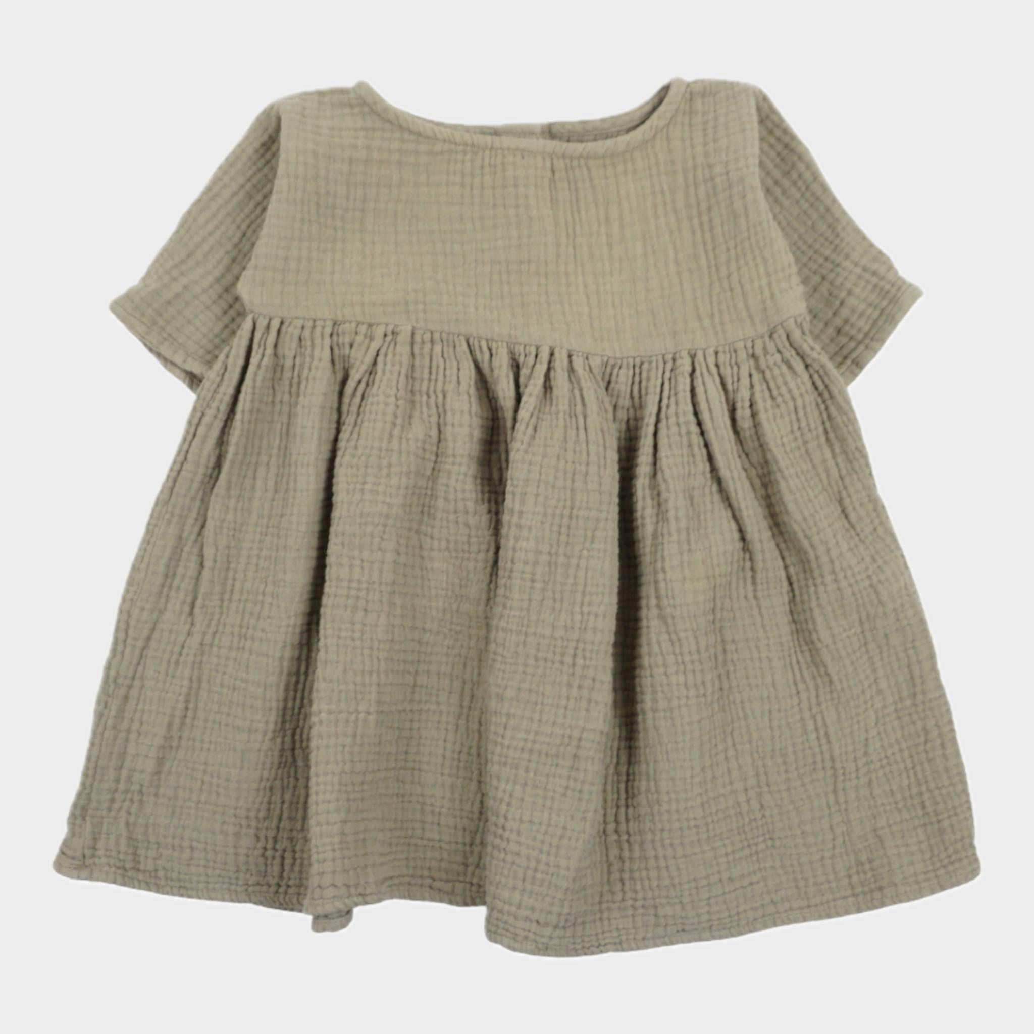 Robe Kaki - 9/12 mois