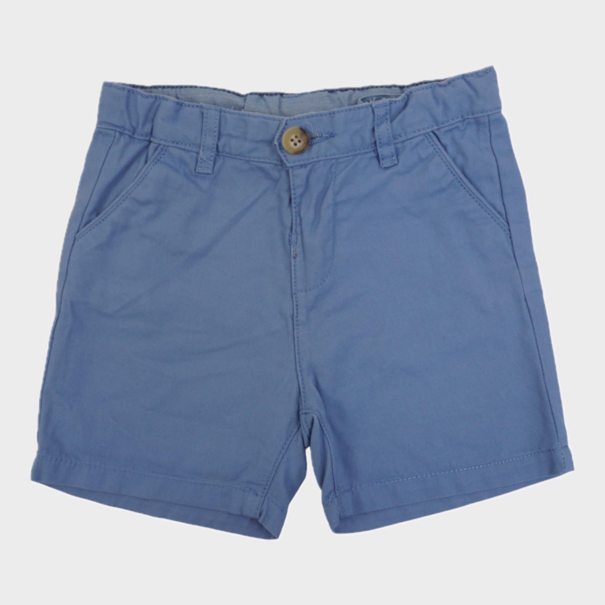 Short Bleu - 3/6 mois
