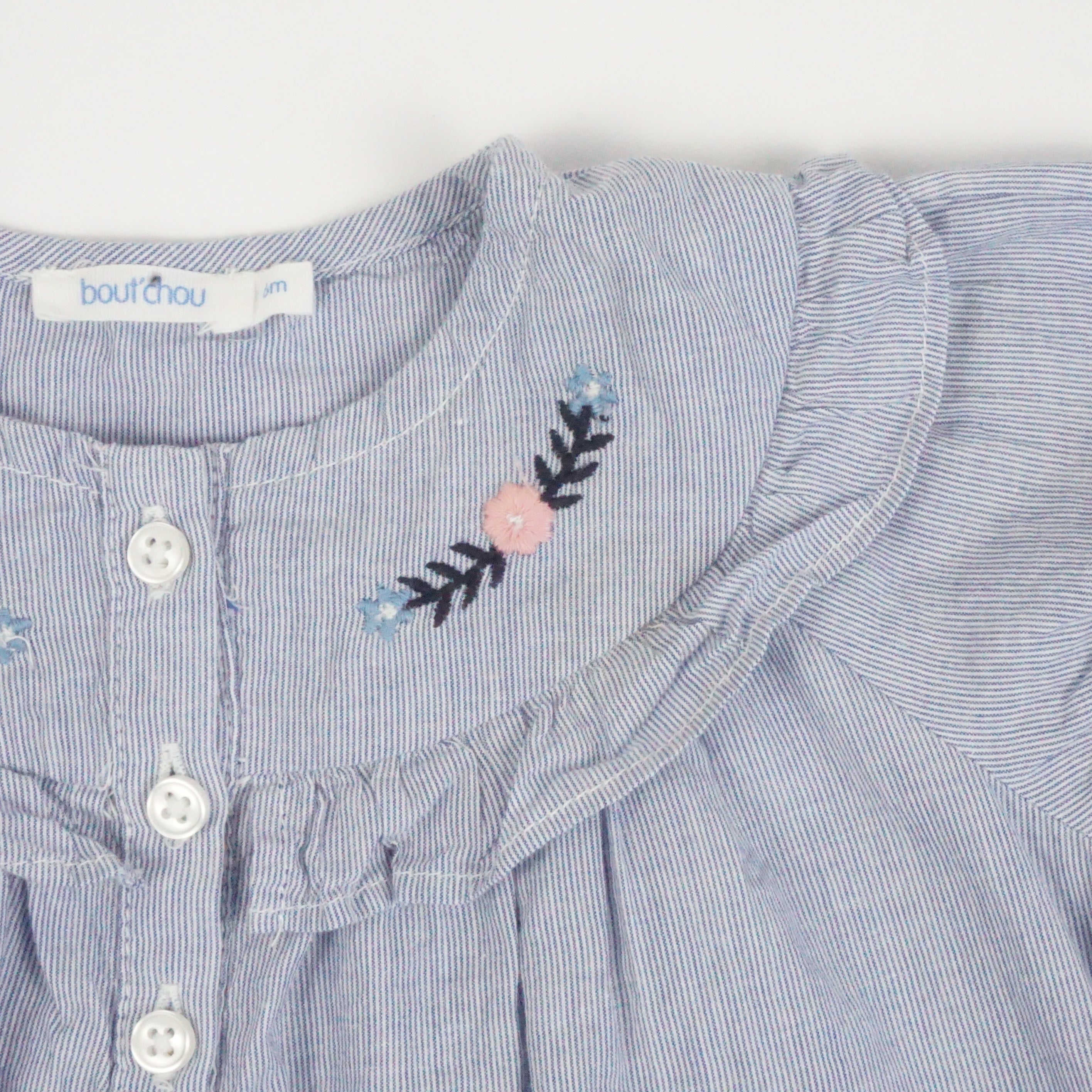 Blouse Bleu - 6 mois