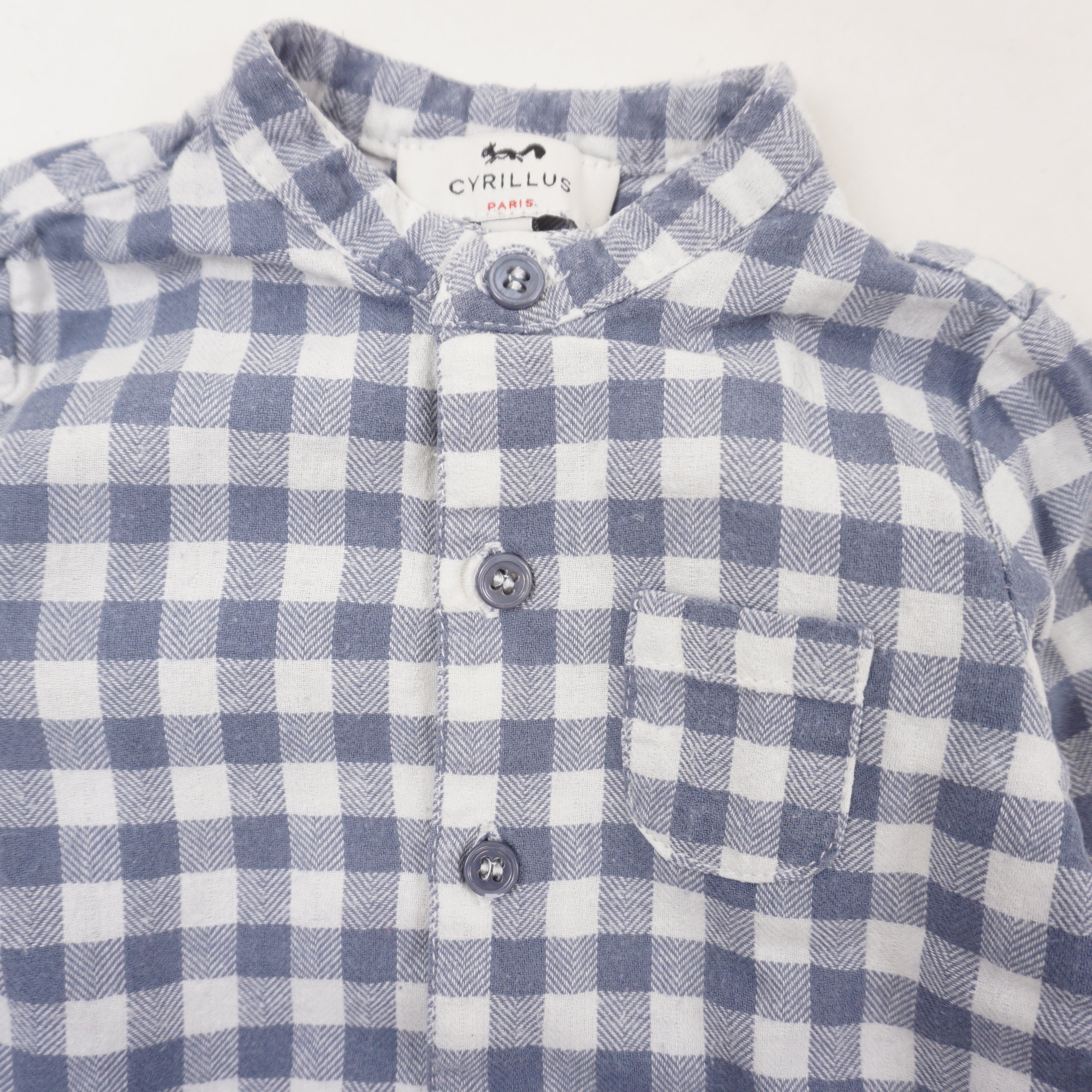 Chemise Bleu - 6 mois