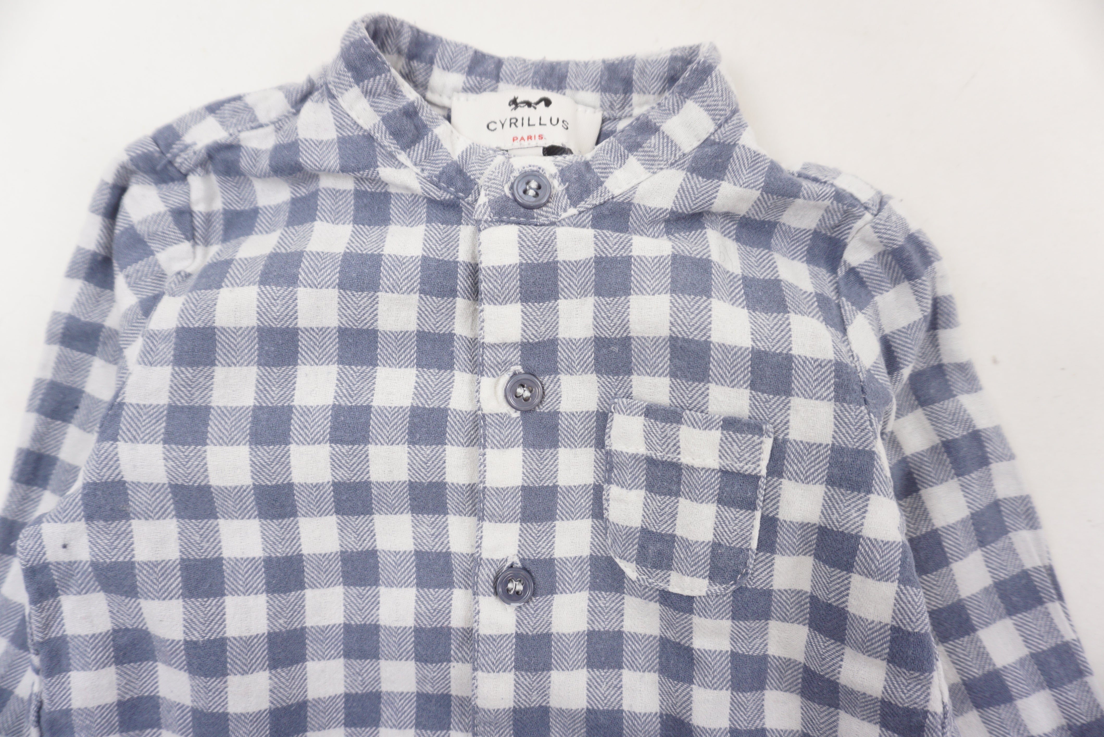 Chemise Bleu - 6 mois