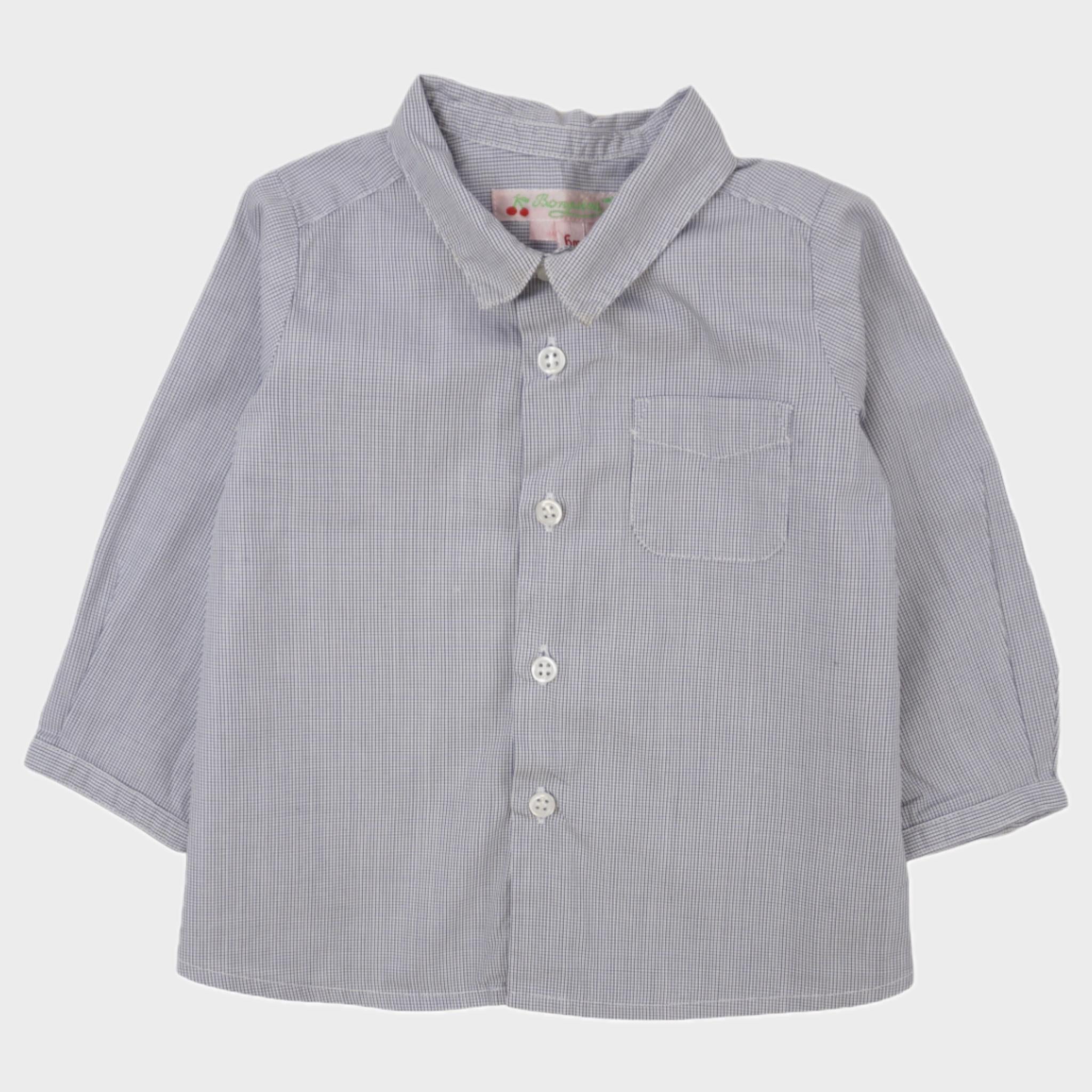 Chemise Bleu - 6 mois