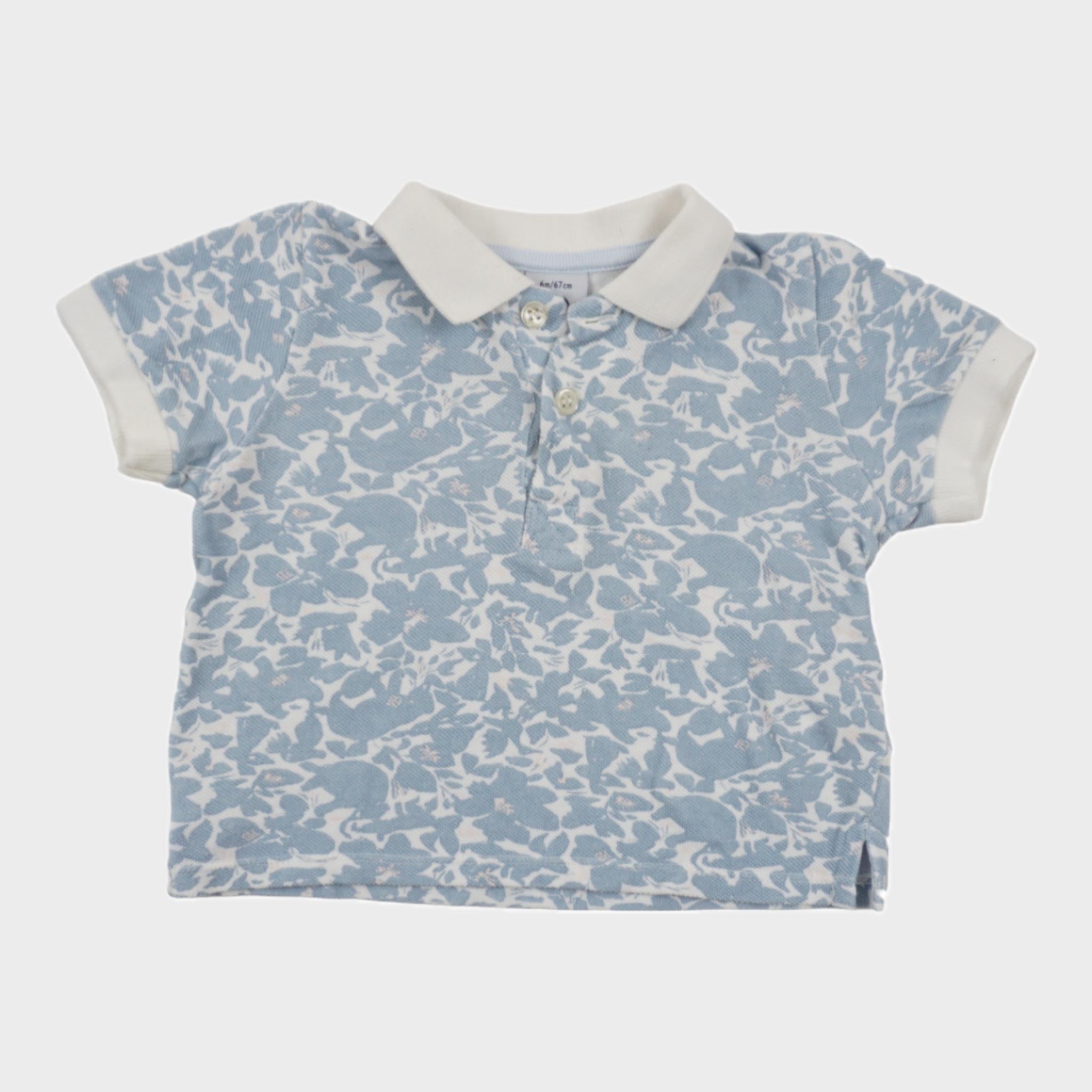 Polo Bleu - 6 mois
