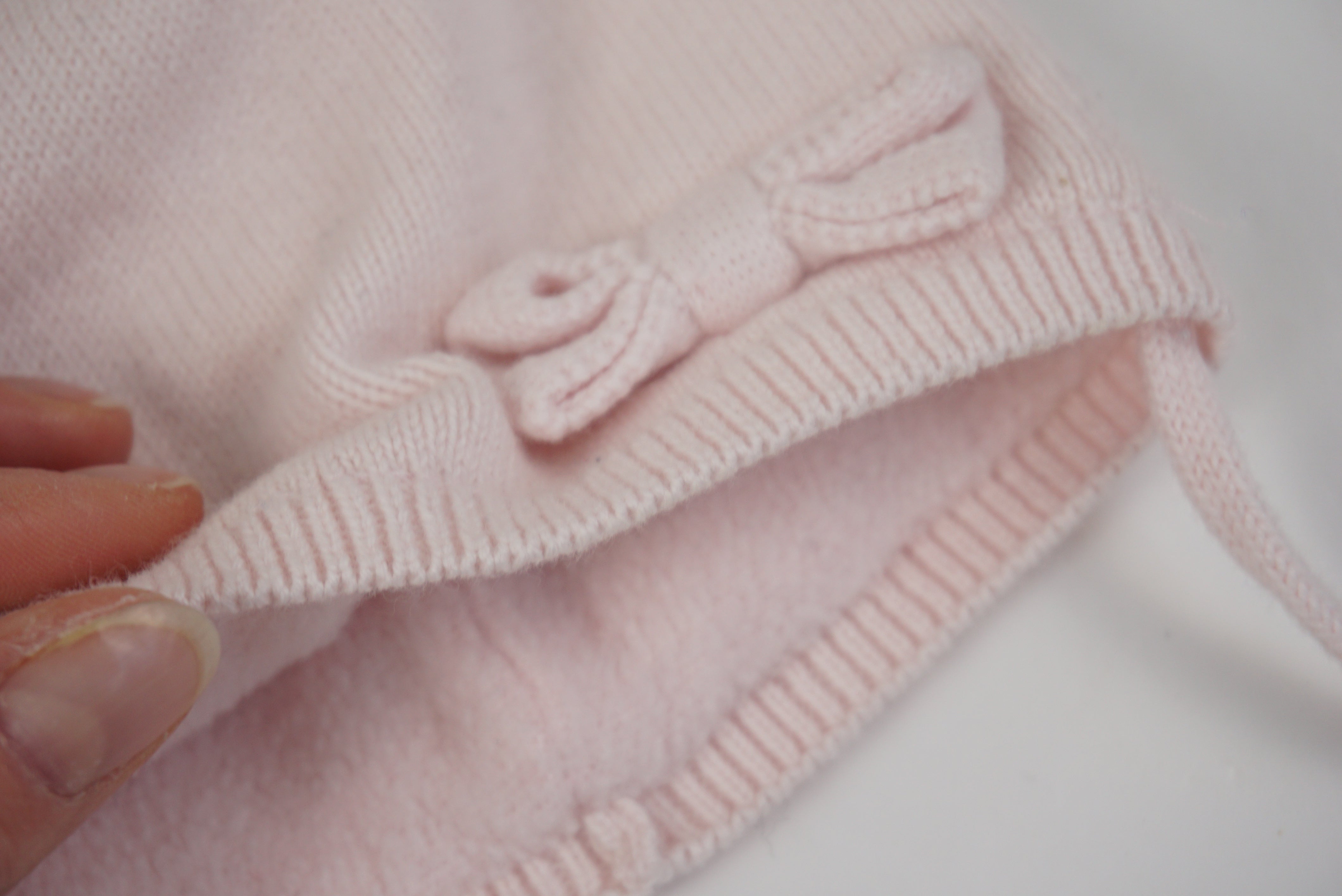 Bonnet Rose - 0/3 mois