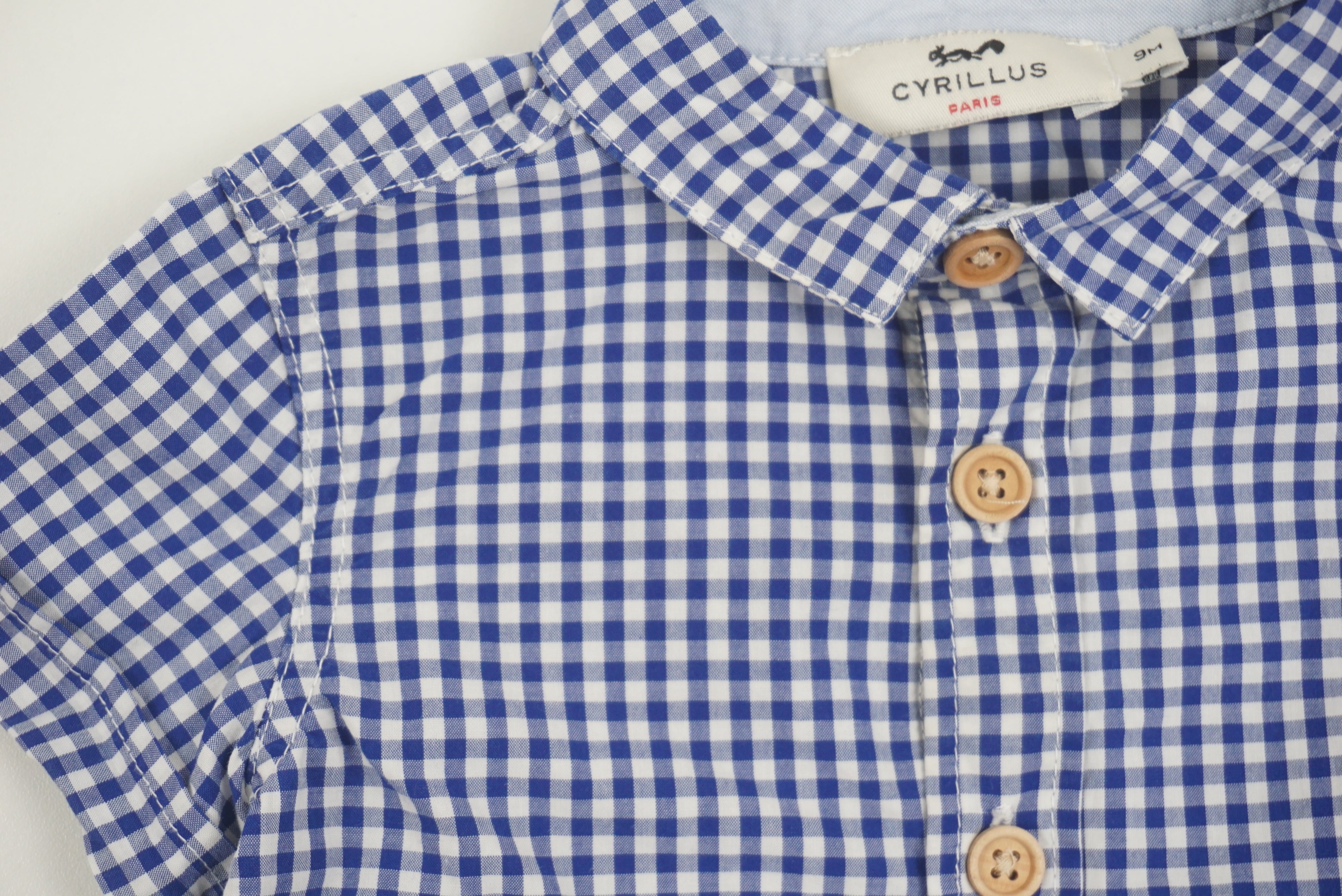 Chemise Bleu - 9 mois