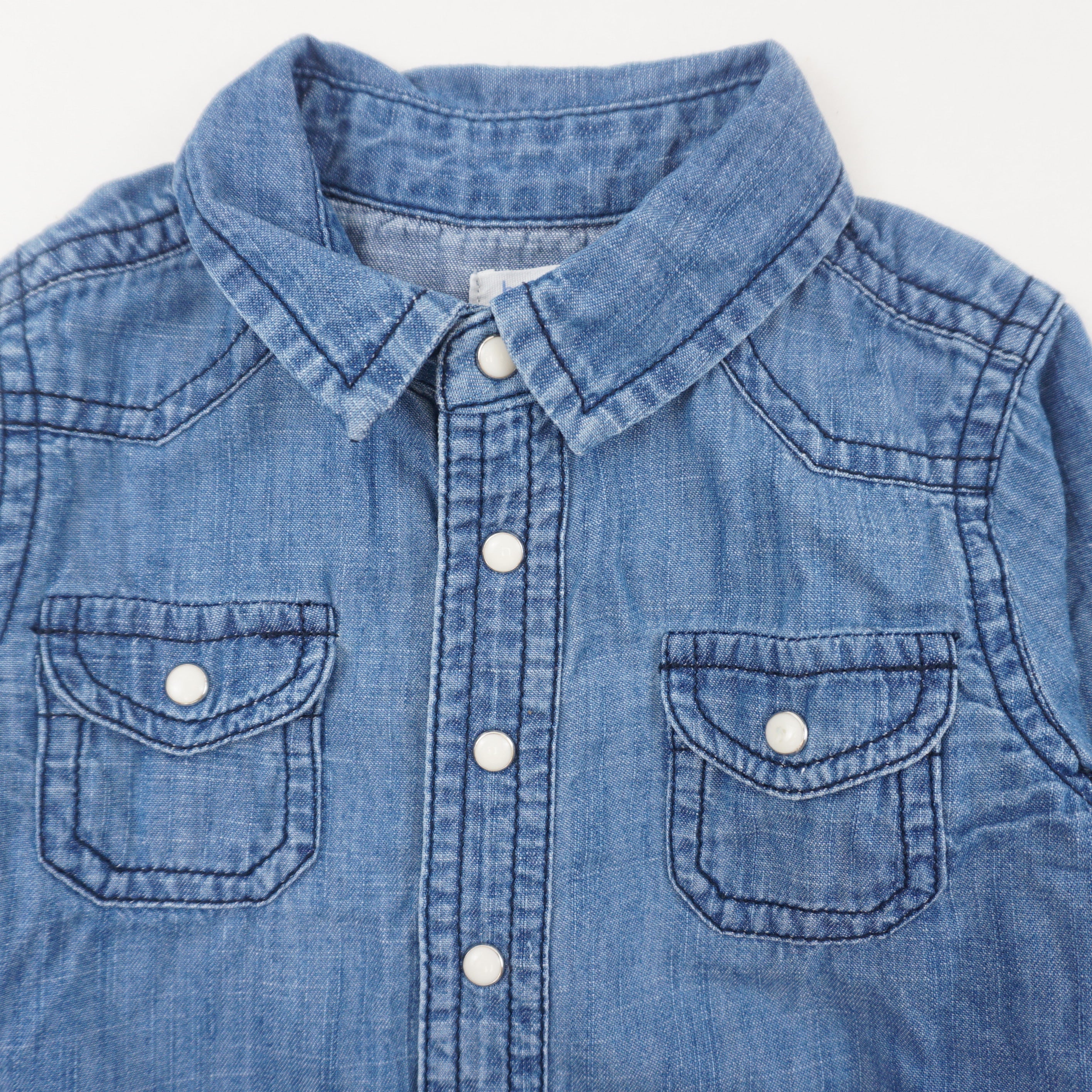 Chemise Bleu - 6 mois