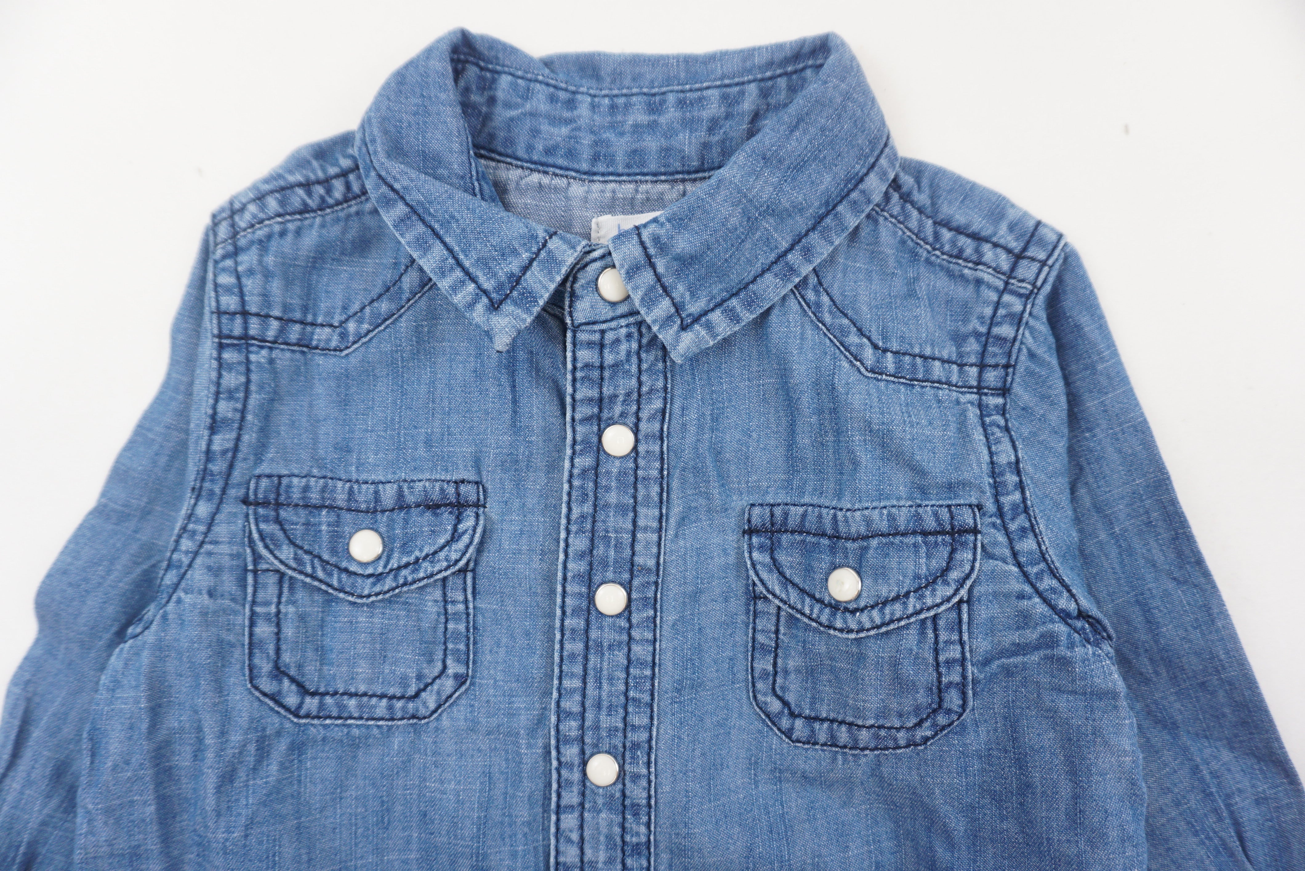 Chemise Bleu - 6 mois