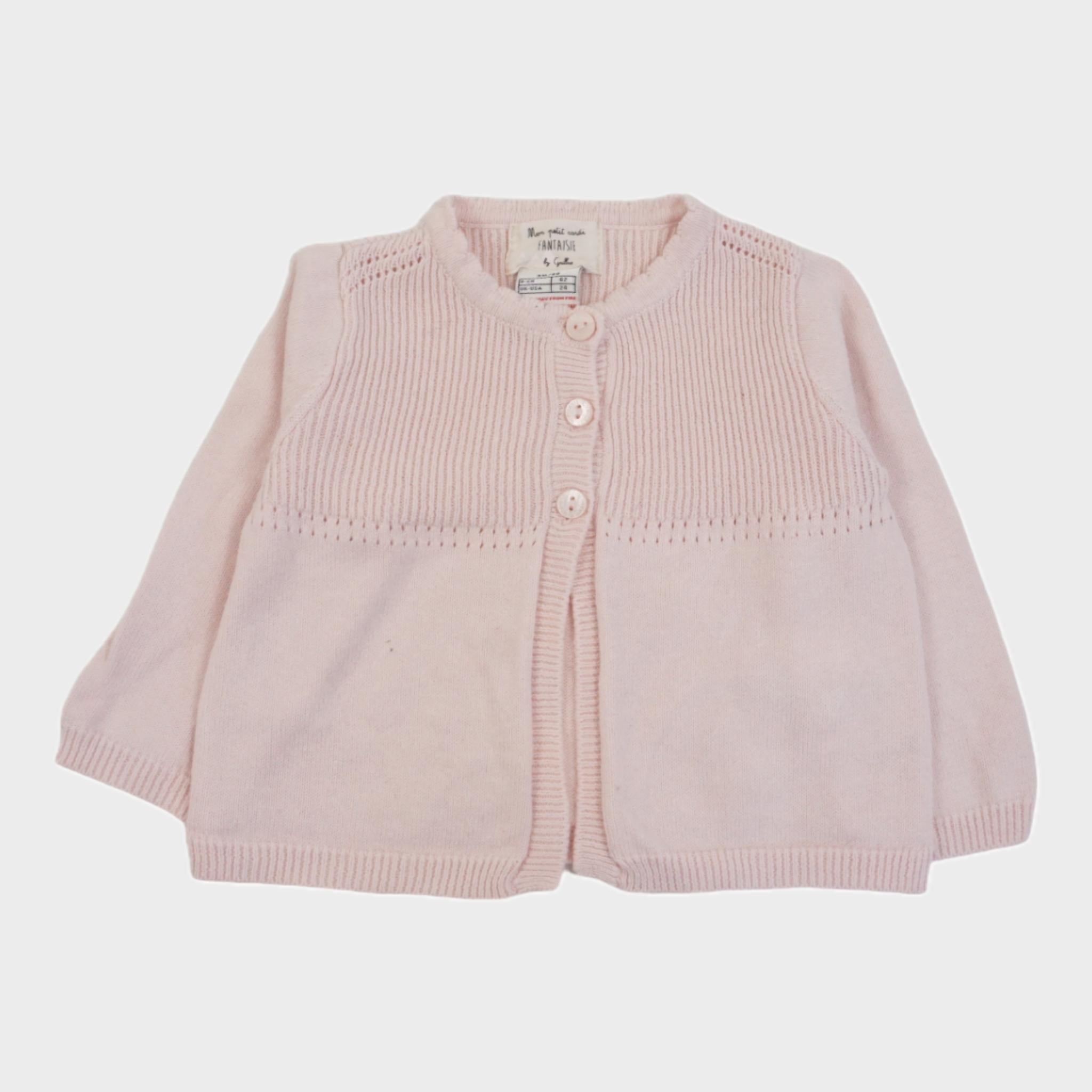 Gilet Rose - 3 mois