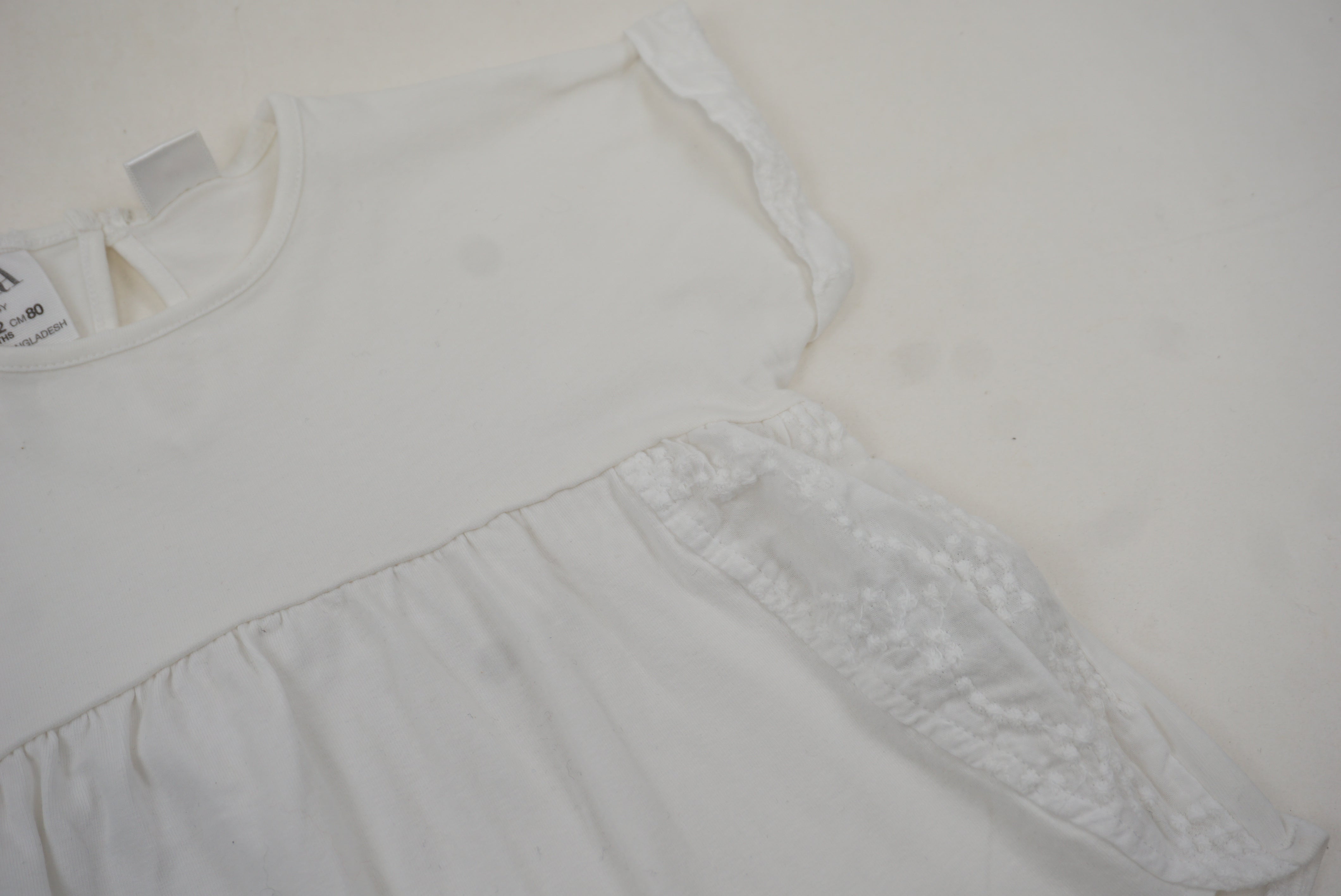 T-shirt Ecru - 9/12 mois