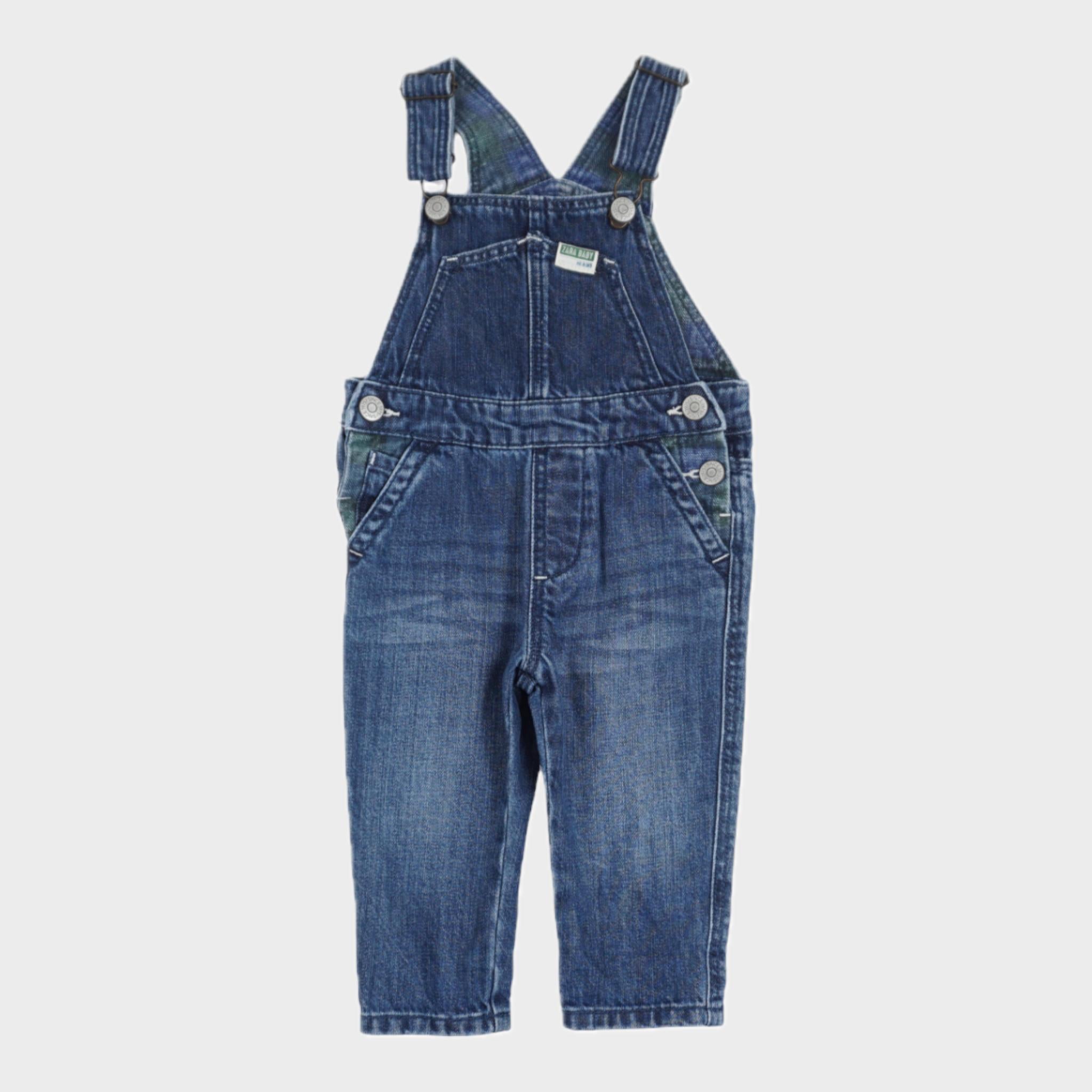 Salopette Bleu - 6/9 mois