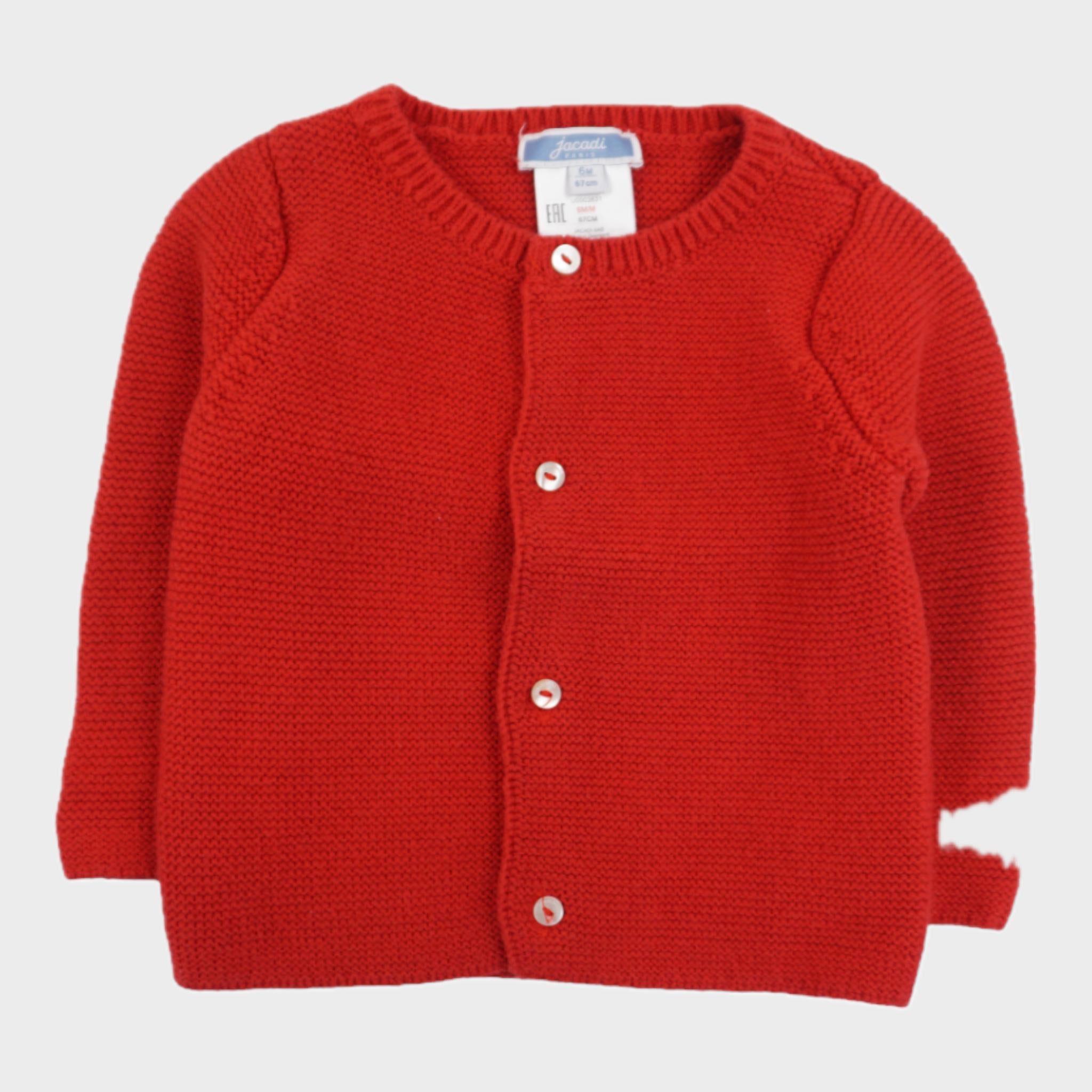 Gilet Rouge - 6 mois