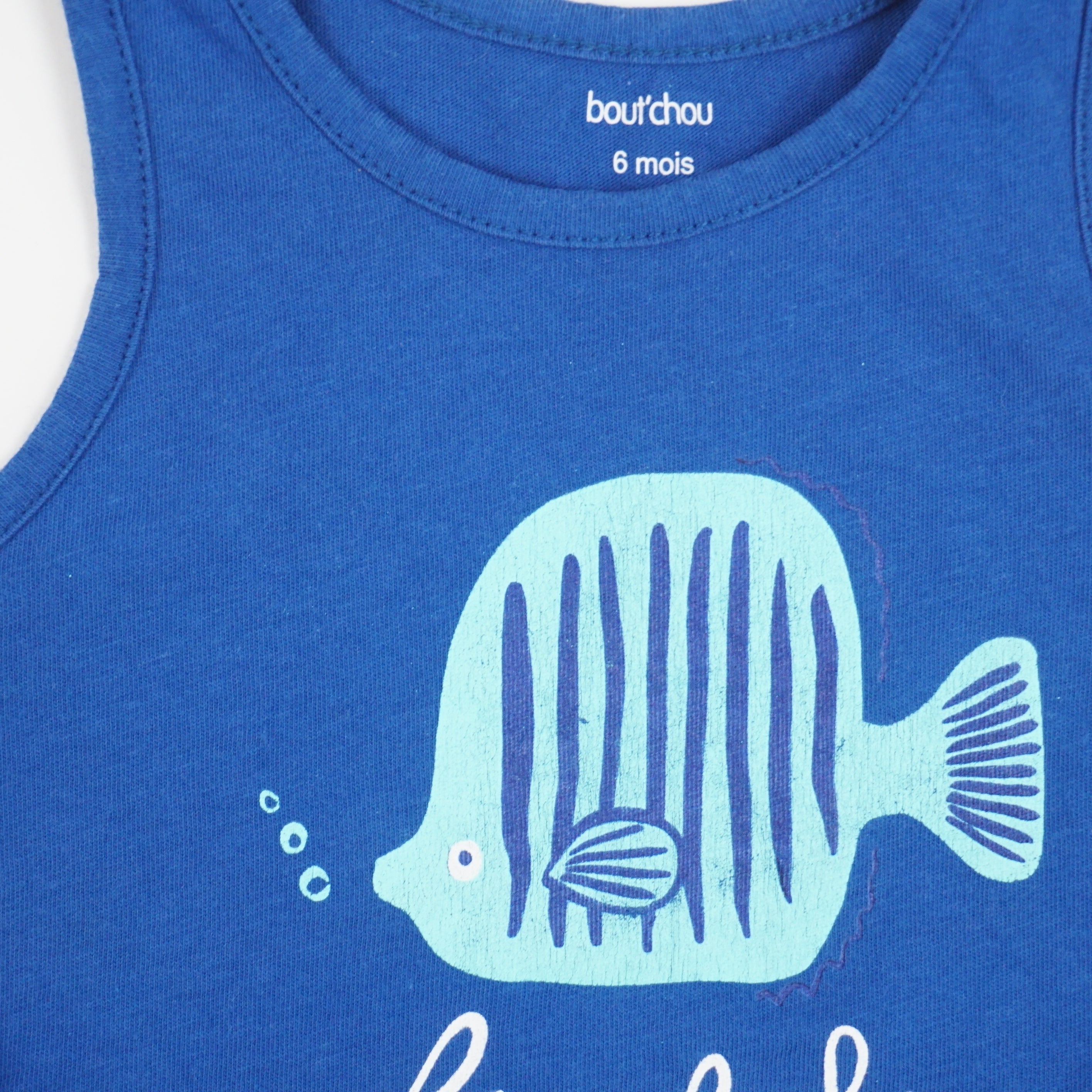 Débardeur Bleu - 6 mois